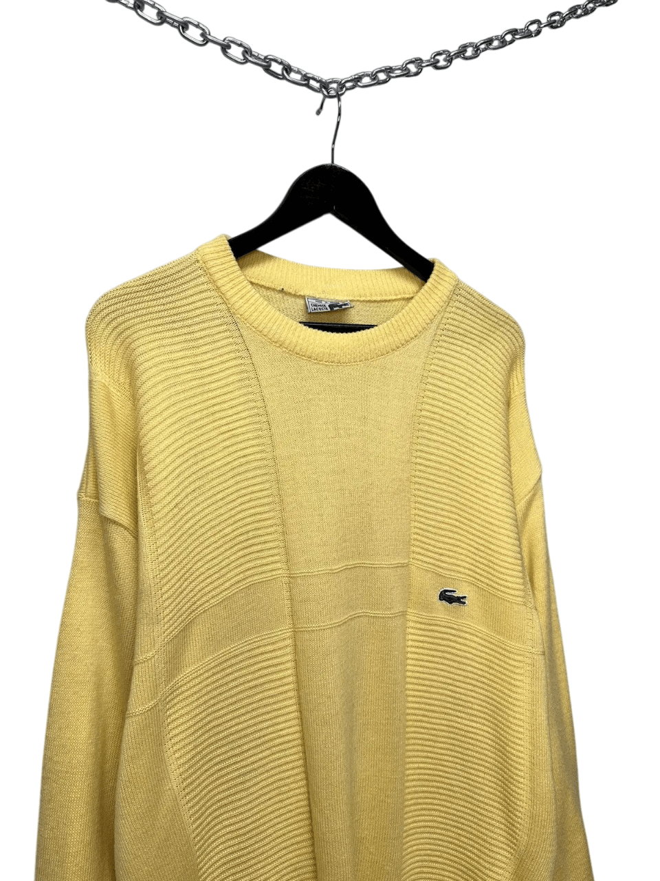 14th Addiction 90s Lacoste XL Sweater – Hand Knit Y2K Japanese Style Size US L / EU 52-54 / 3 - 4 Thumbnail