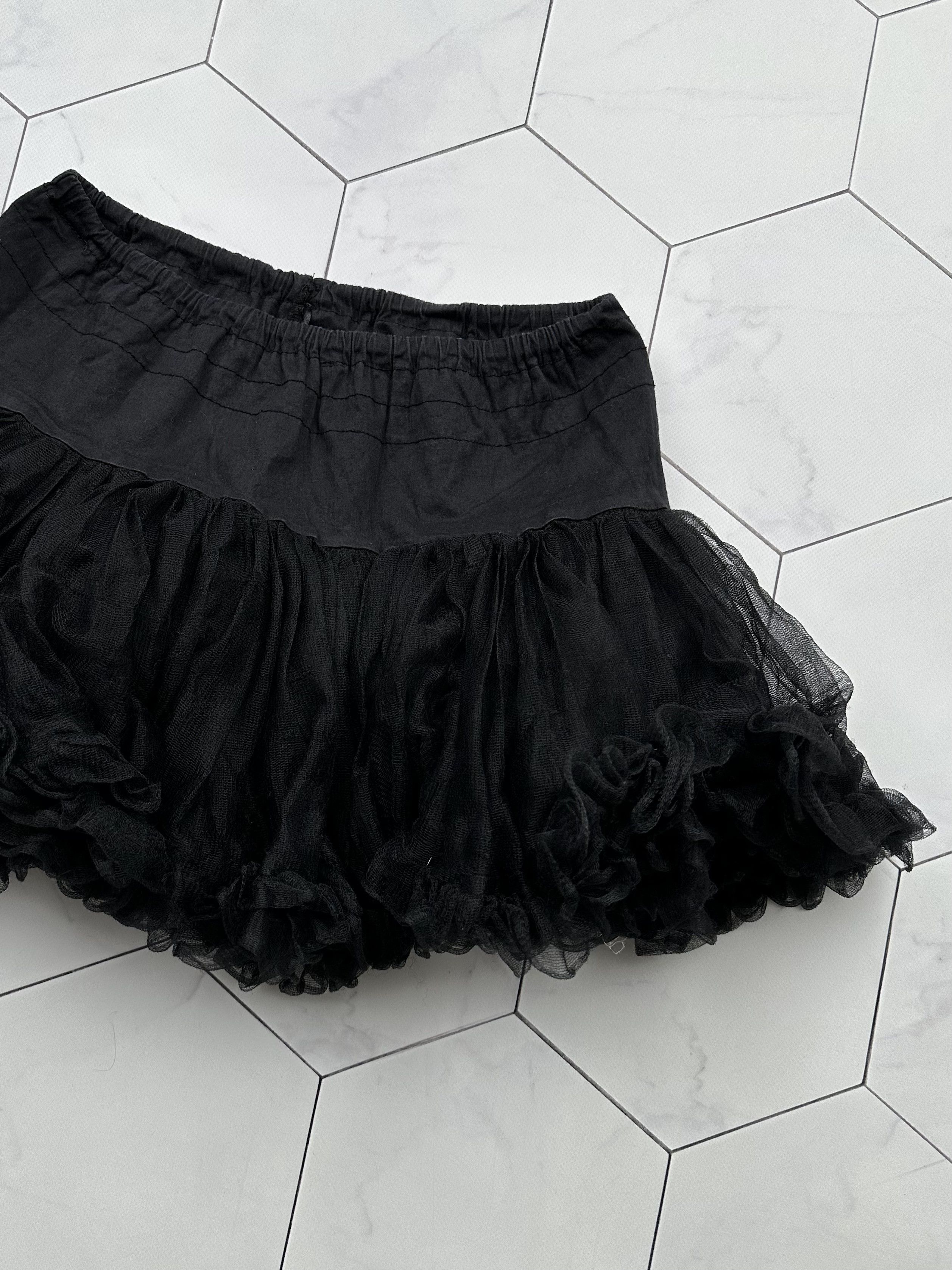 Japanese Brand Vintage Flare Super Lush Mini Skirt E2D15(B8) Size 28" / US 6 / IT 42 - 3 Thumbnail