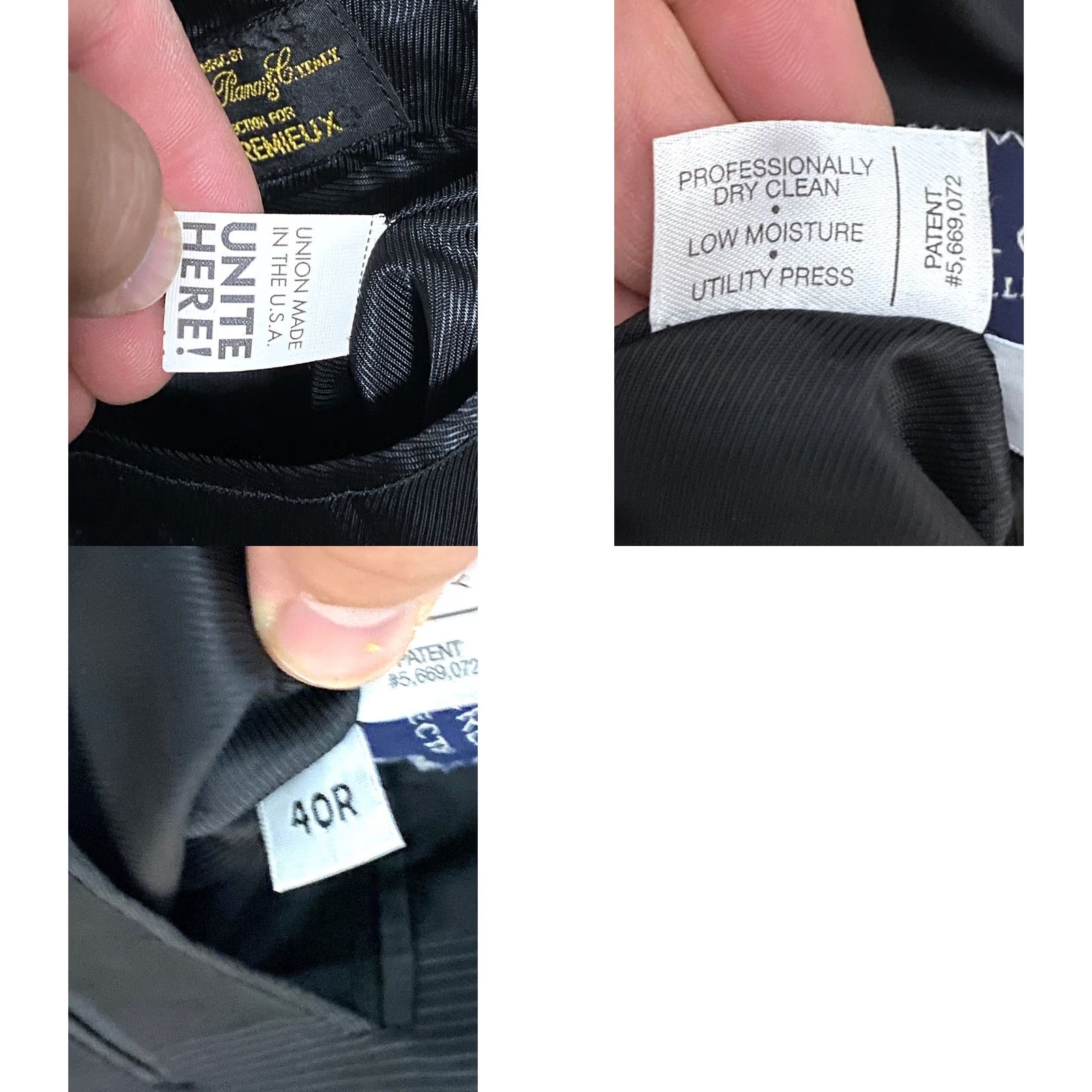 Loro Piana VINTAGE Daniel Cremieux Loro Piana Italy Striped Suit Jacket 3 Button 2x Vented Mens 40R Size 40R - 8 Thumbnail