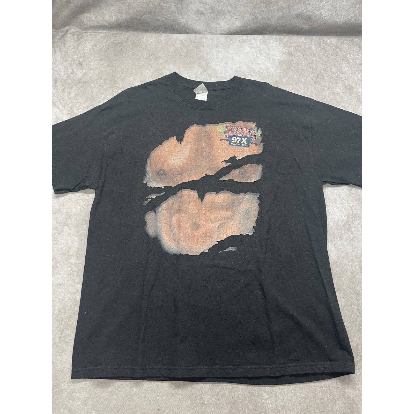 Other Dwyer & Michaels 97X Classic Hits Radio T-Shirt XL Nude Ches Size US XL / EU 56 / 4 - 2 Thumbnail