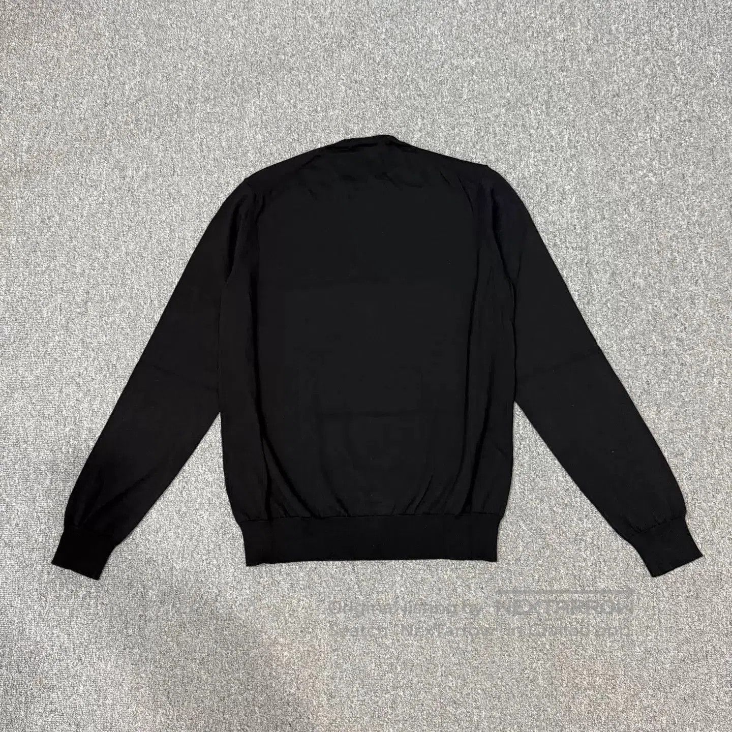 Prada Black Long Sleeve Crewneck Top. Size US M / EU 48-50 / 2 - 3 Thumbnail