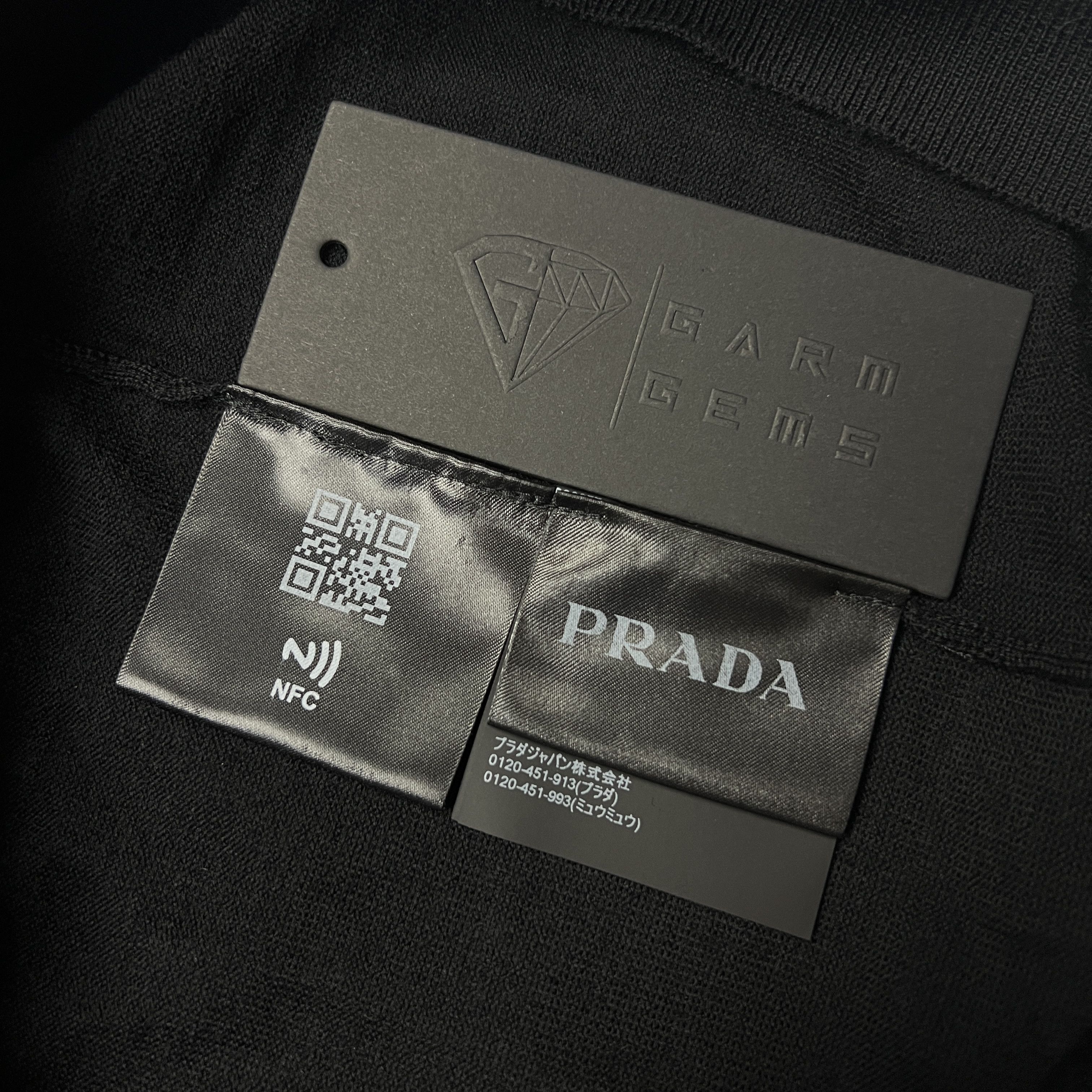 Prada Prada Plain Wool Knit T-Shirt Size US M / EU 48-50 / 2 - 5 Thumbnail