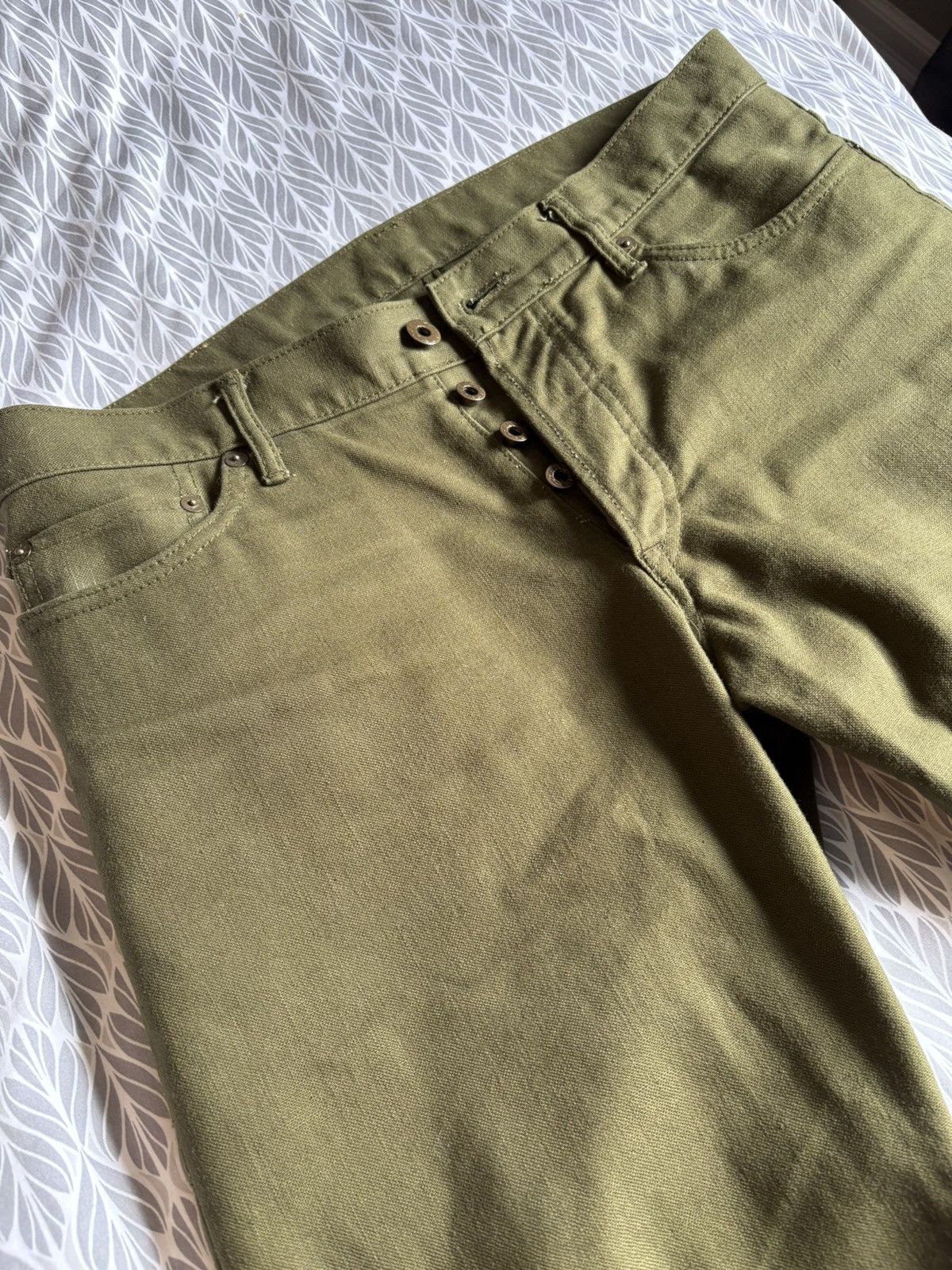 Japan Blue Blue Owl x Japan Blue Canvas Pants Size US 33 - 2 Thumbnail