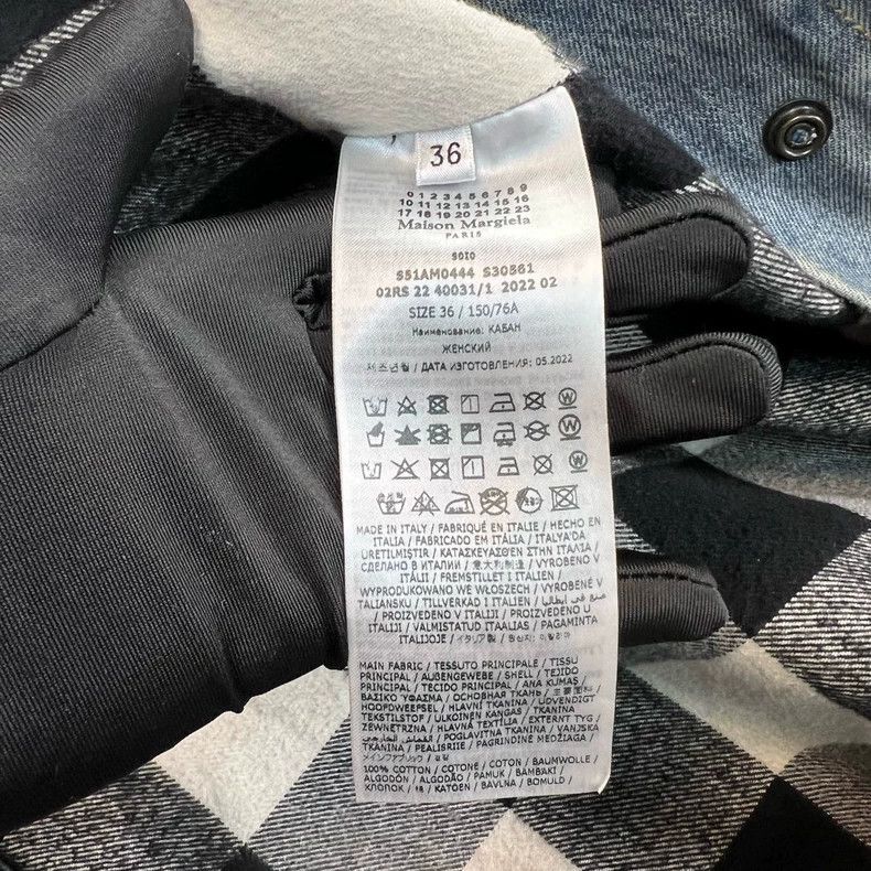 Maison Margiela Maison Margiela Size 36 Contrast collar jacket and denim ja Size US XS / EU 42 / 0 - 4 Thumbnail