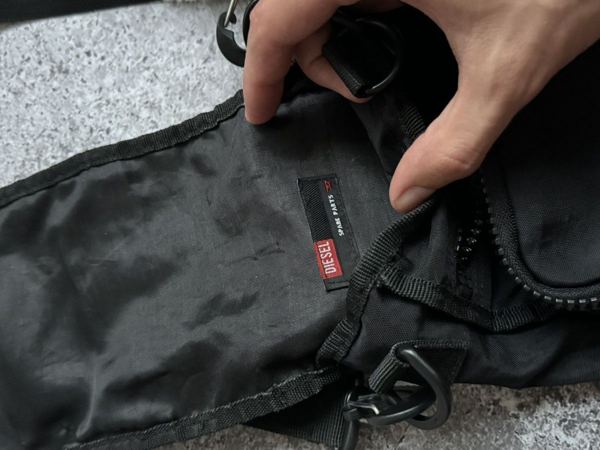 Diesel × Vintage Vintage Diesel nylon Y2K crossbody bag messenger Size ONE SIZE - 10 Thumbnail