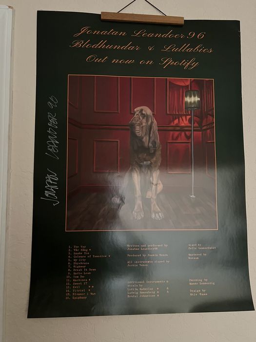 Sad Boys Yung Lean signed album poster-RARE-only 400 copies | Grailed