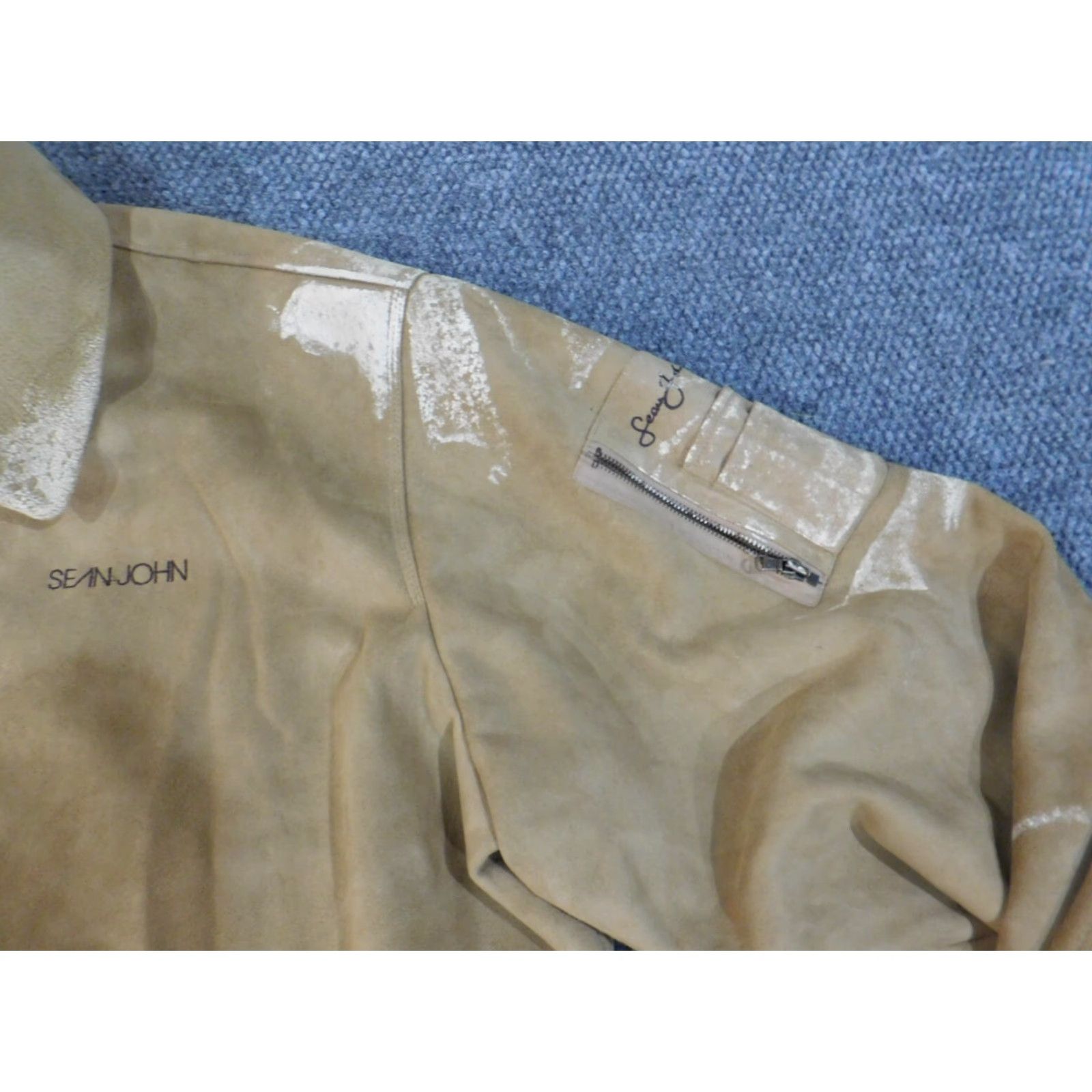 Sean John Sean John Jacket 3XL Beige Mens Bomber Zip Zip Front Grunge Vintage? No Size US XXL / EU 58 / 5 - 3 Thumbnail