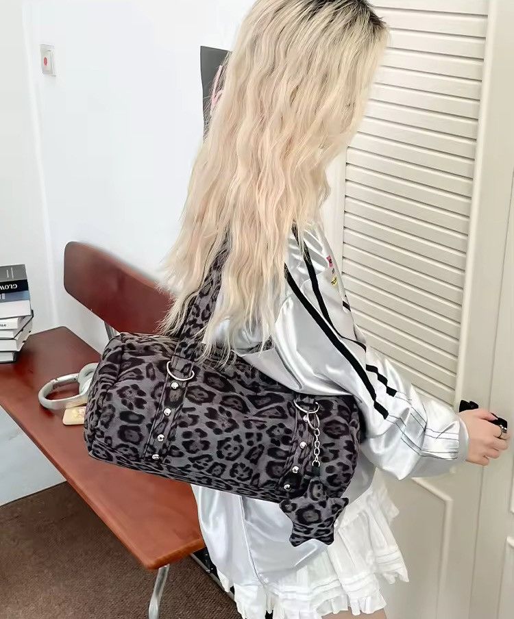 Other Y2K Korean Leopard Single-Shoulder Streetwear Bag Size ONE SIZE - 2 Thumbnail