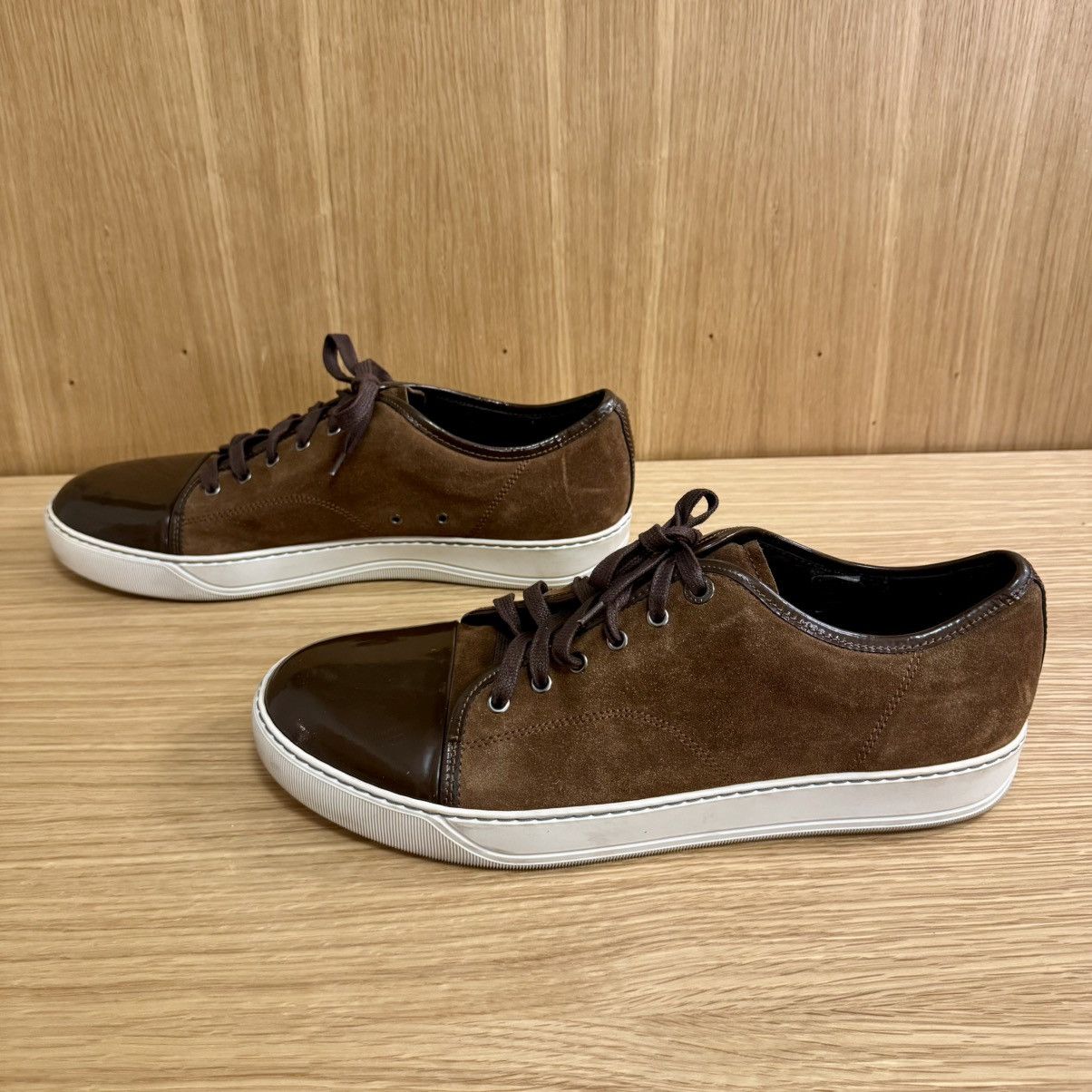Lanvin Lanvin DBB1 Brown Suede Leather Sneakers Mens UK12/US13 Size US 13 / EU 46 - 3 Thumbnail