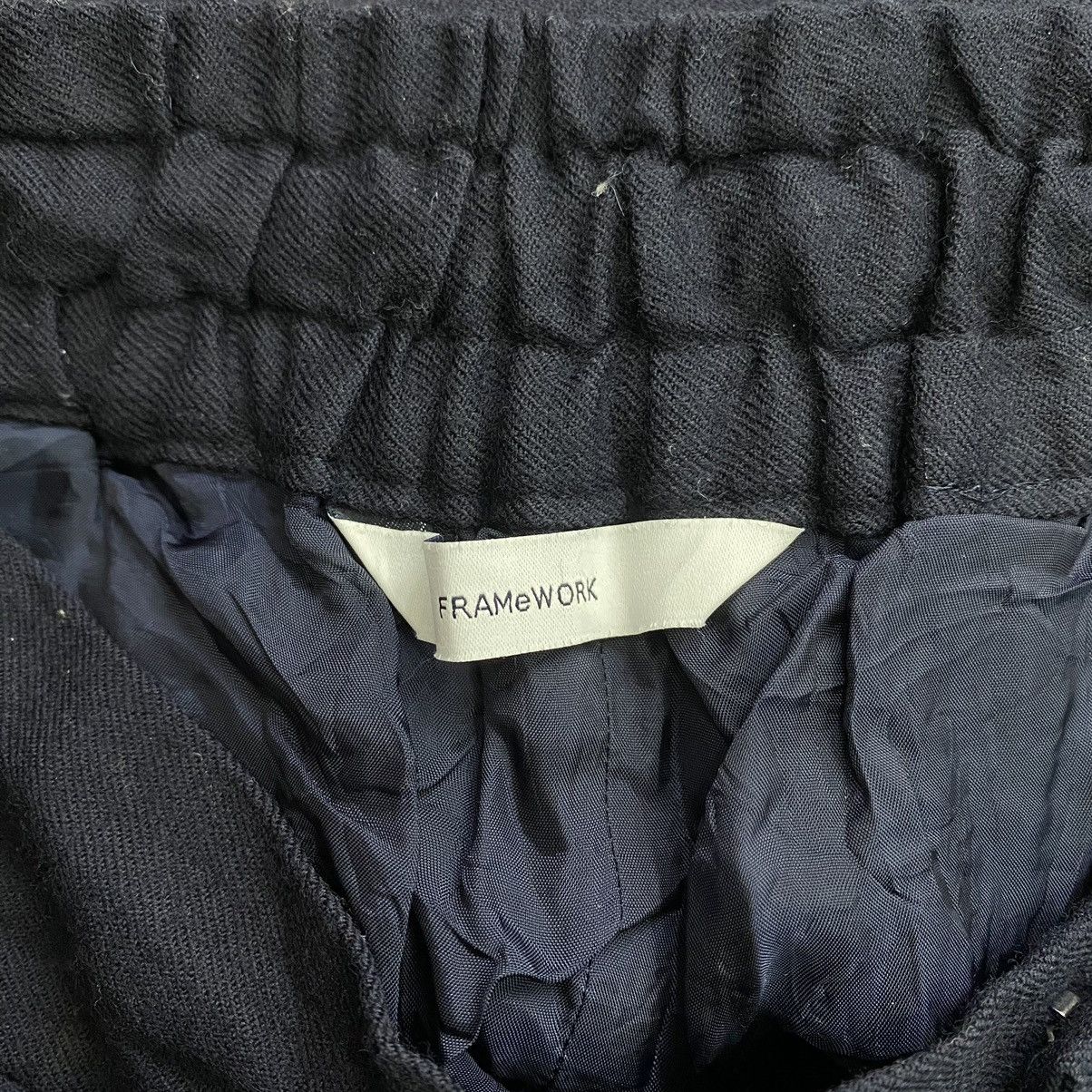 Japanese Brand FRAMEWORK Japanese Brand Navy Baggy Casual Trousers Pant Size 27" / US 4 / IT 40 - 5 Thumbnail