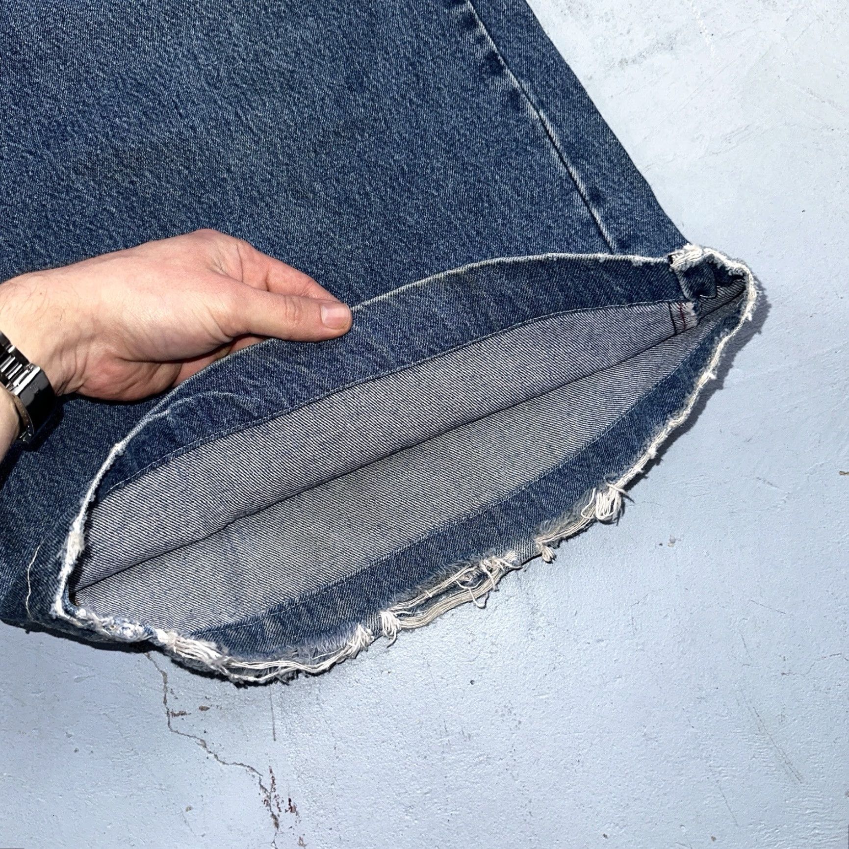 JNCO VINTAGE JNCO Jeans Men Wide-Leg 30x25 Y2K 90s Denim Blue Endangered Species Rhino Collection Size US 28 / EU 44 - 5 Thumbnail