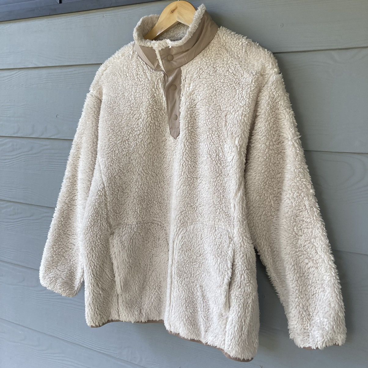Vintage Vintage Uniqlo White Mountaineering Fleece Sweater Size US M / EU 48-50 / 2 - 3 Thumbnail