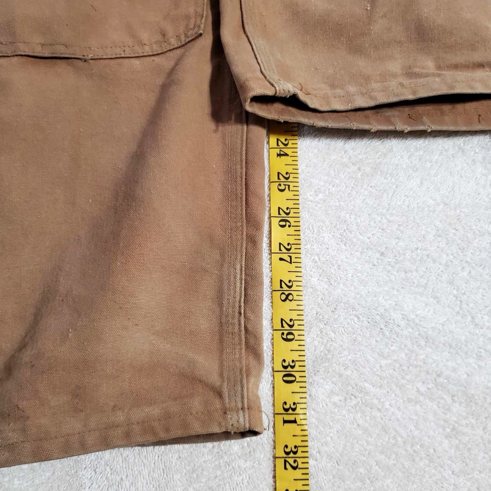 Carhartt VINTAGE Carhartt B01 Brown Canvas Double Knee Pants 40 X 31 Distressed Grunge USA Made Workwear Mens Carpenter Pants Size US 40 / EU 56 - 4 Thumbnail