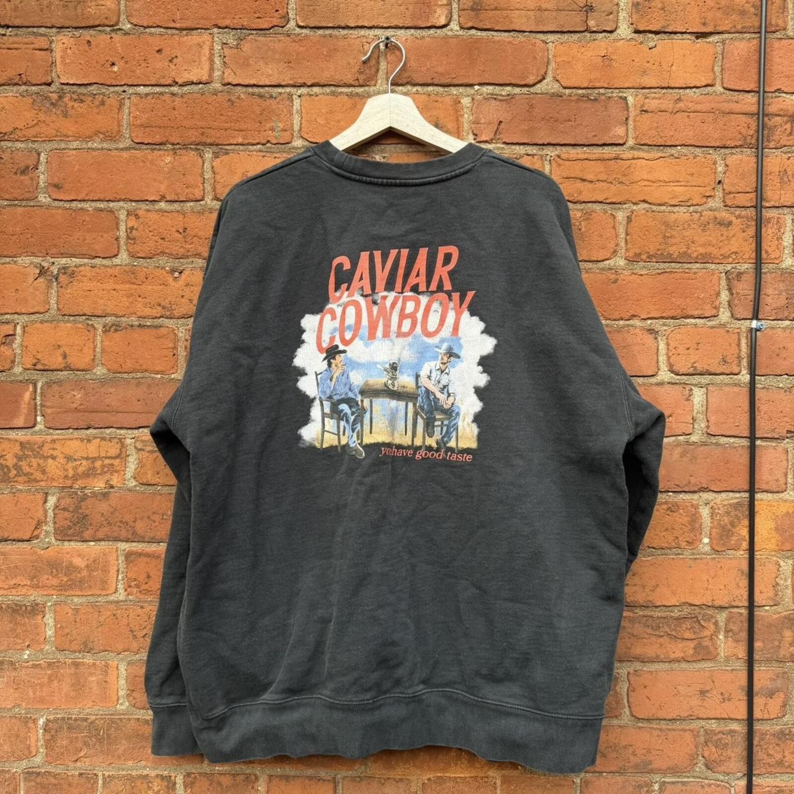 11.11 / eleven eleven eleven eleven caviar cowboys crewneck sweatshirt XL Size US XL / EU 56 / 4 - 1 Thumbnail