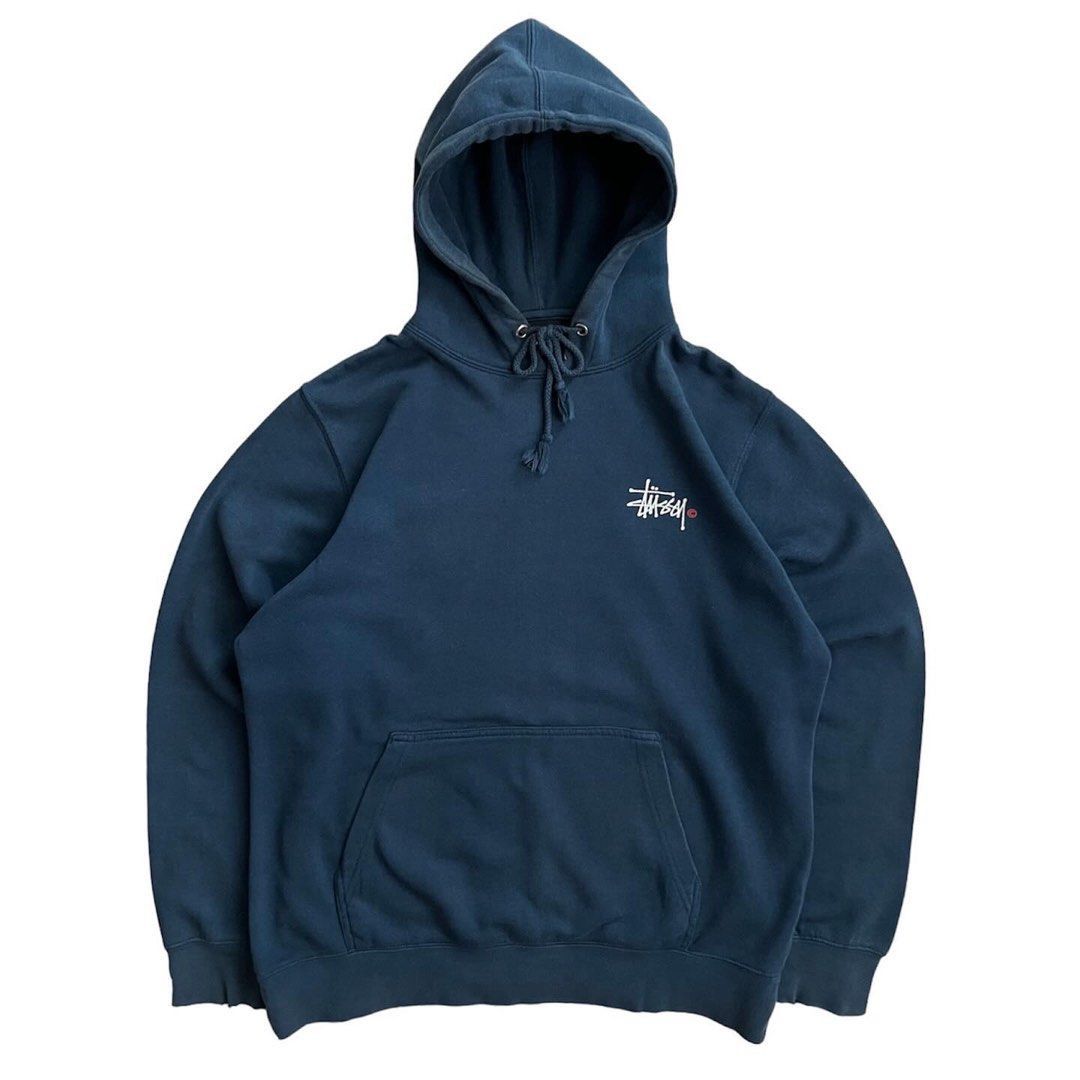 Stussy × Vintage Vintage Stussy Signature Pullover Hoodies Size US M / EU 48-50 / 2 - 3 Thumbnail