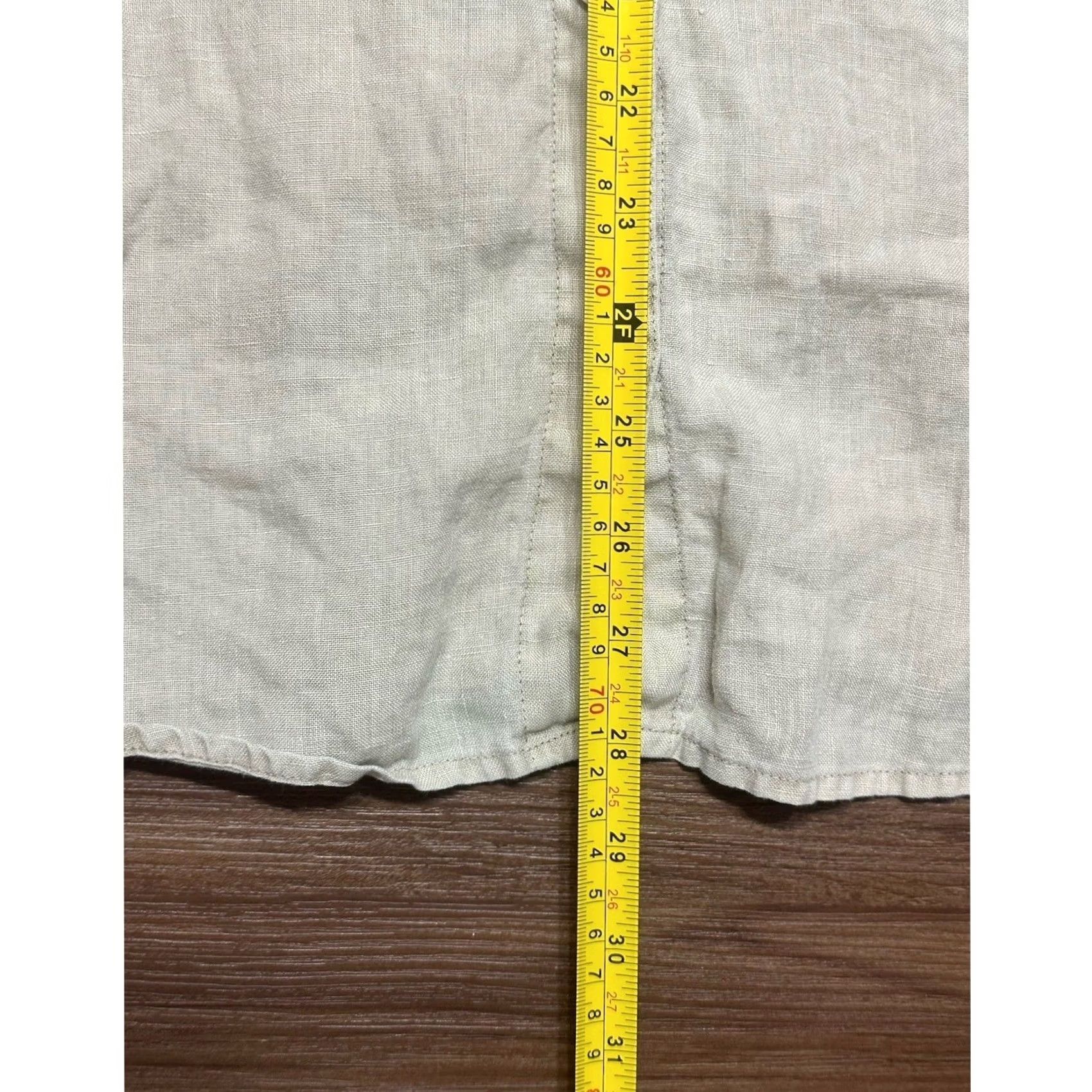 Tommy Bahama Tommy Bahama Linen Button Down Shirt Women's Roll Tab Sleeves Brown Tan Sz M Size M / US 6-8 / IT 42-44 - 4 Thumbnail