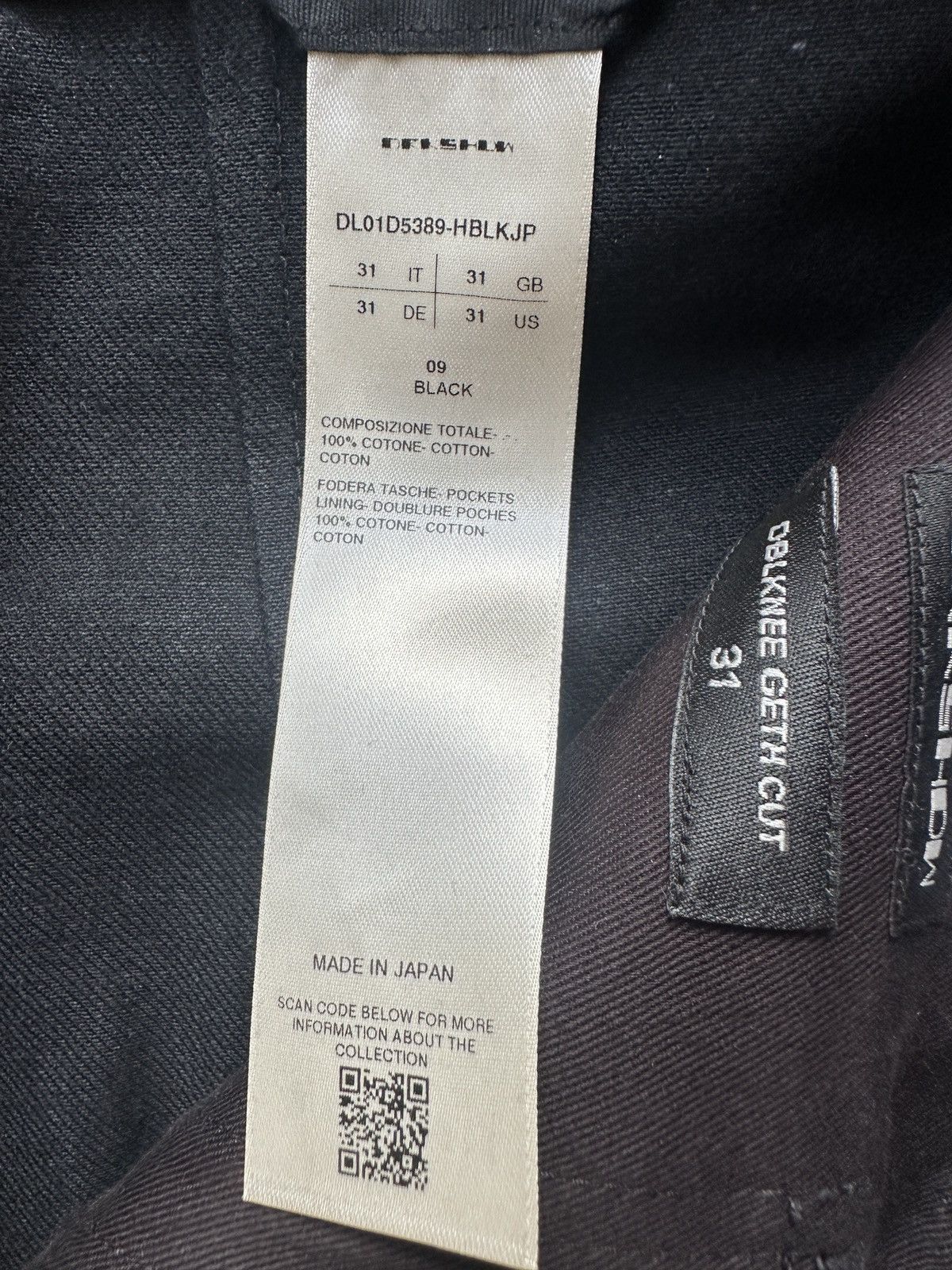 Rick Owens Drkshdw Rick Owens DRKSHDW Double Knee DBLKNEE Geth Jeans Sz 31 NEW Size US 31 - 5 Thumbnail