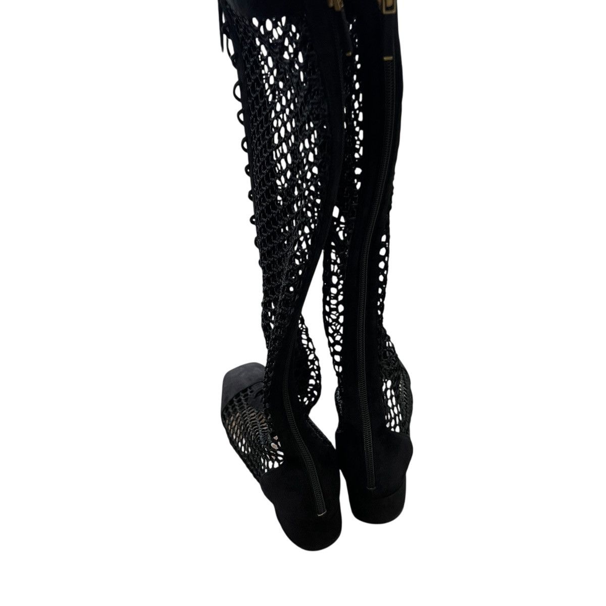 Dior Christian Dior Naughtily-D Suede Mesh Statement Boots Size US 6.5 / IT 36.5 - 5 Thumbnail