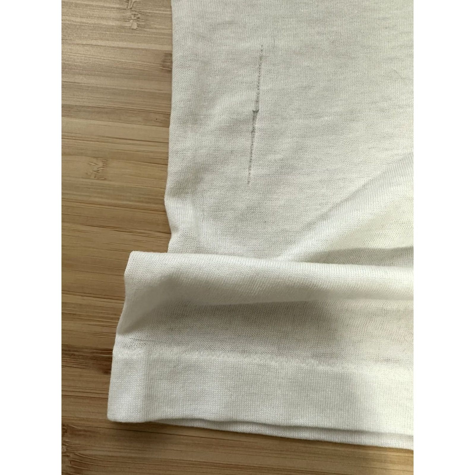 Vintage VTG 70s Brut 33 Burnout Paper Thin Worn WIP Single Stitch T-Shirt L White Mens Shirt Size US L / EU 52-54 / 3 - 6 Thumbnail