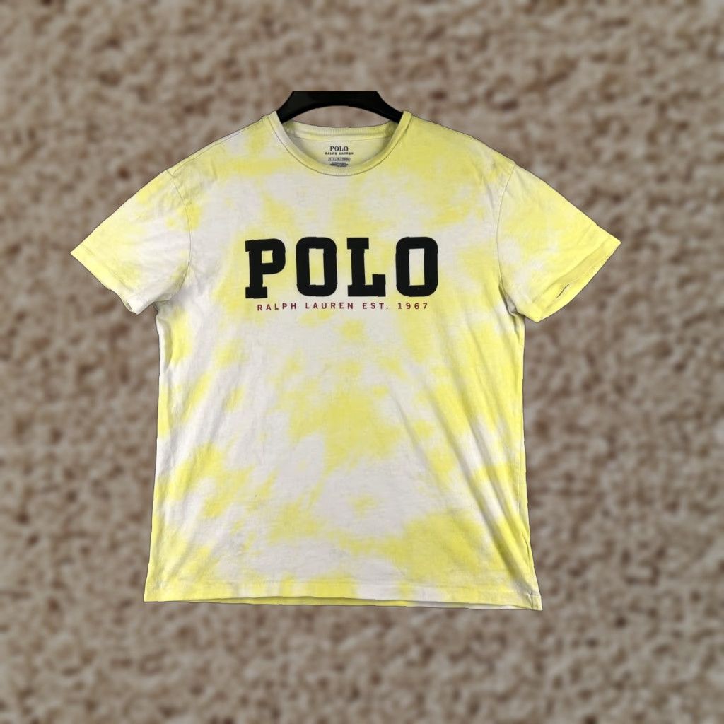 Ralph Lauren Polo Ralph Lauren Shirt Mens Small Yellow Tie Dye 100% Cotton Short Sleeve Polo Ralph Lauren Shirt Mens Small Yellow Tie Dye 100% Cotton Short Sleeve Size US S / EU 44-46 / 1 - 1 Thumbnail