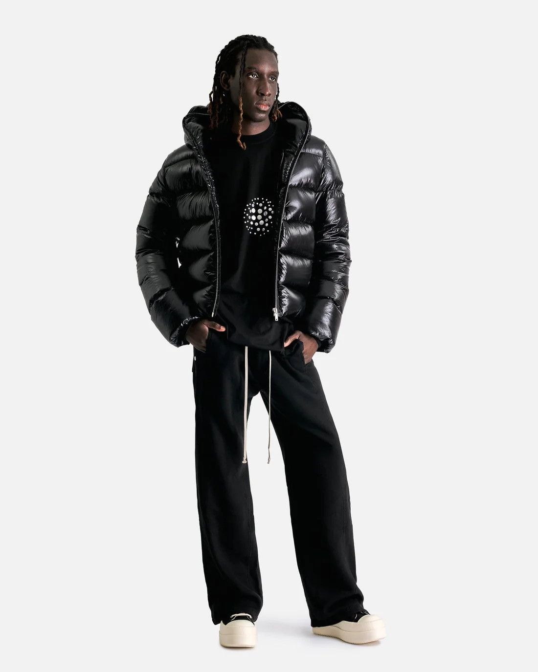 Rick Owens o1s1v1r1oon0825 Sealed Jacket in Black Size US L / EU 52-54 / 3 - 6 Thumbnail