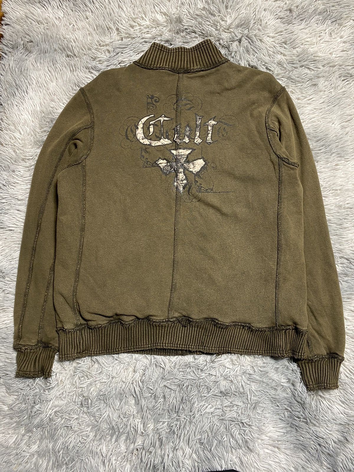 Japanese Brand × Vintage Vintage Cult Industries Olive Green Jacket L Size US L / EU 52-54 / 3 - 3 Thumbnail