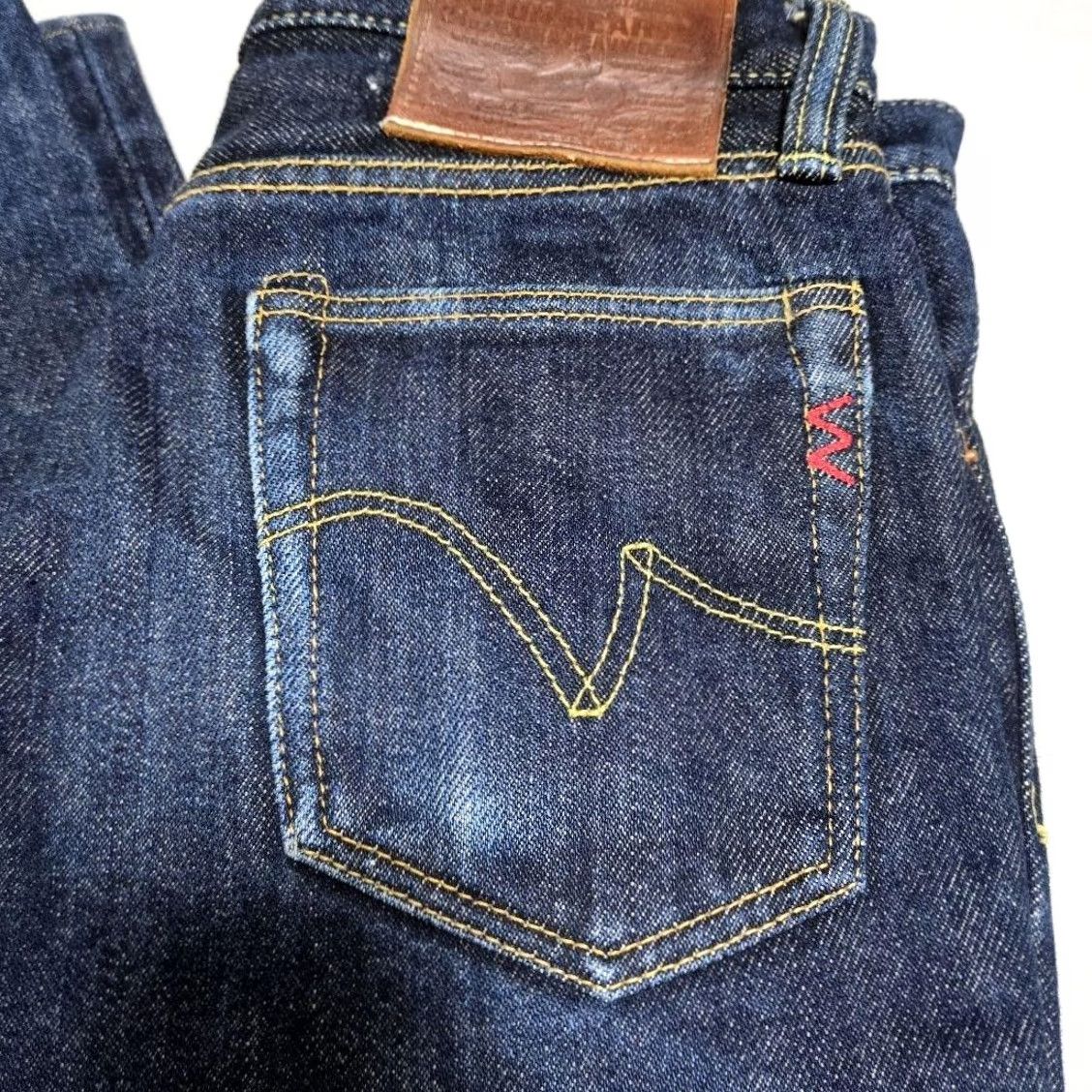 Iron Heart IRON HEART 461S Jeans Biker Denim 21oz W31 L34 Mens Blue Size US 31 - 2 Thumbnail