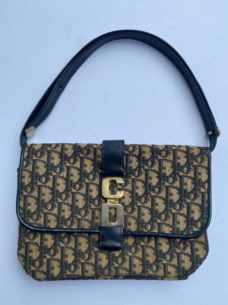Christian Dior Monsieur × Dior Authentic Vintage CHRISTIAN DIOR Oblique Monogram logo sling Size ONE SIZE - 1 Thumbnail