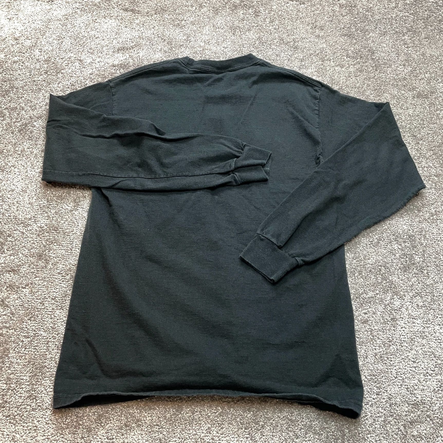 Hanes Hanes Tagless 6.1 Shirt Adult Medium Black Long Sleeve Crew Neck T-Shirt Funny Bag/Casual/Workwear Mens Womens Unisex Adults Shirt Size M / US 6-8 / IT 42-44 - 7 Thumbnail