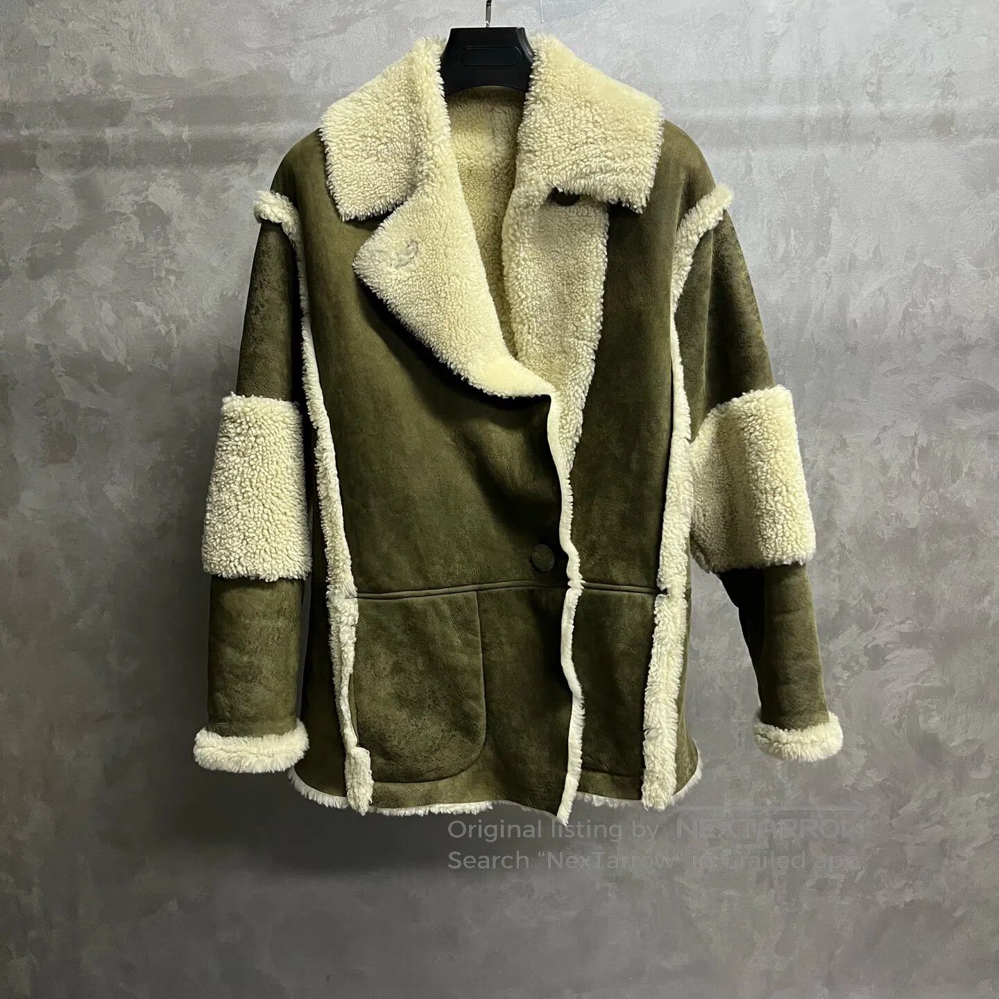Drome drome Colored leather collar; one-piece fur and leather ja Size S / US 4 / IT 40 - 1 Thumbnail