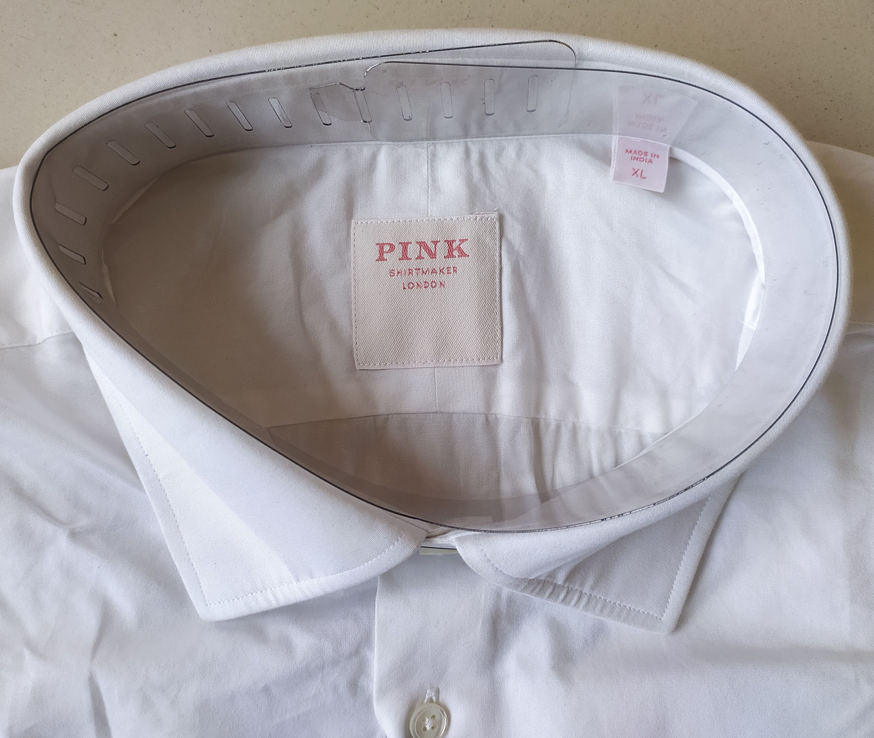 Thomas Pink Thomas Pink Formal Plain Poplin Shirt Free Shipping T/36 Size US XL / EU 56 / 4 - 4 Thumbnail
