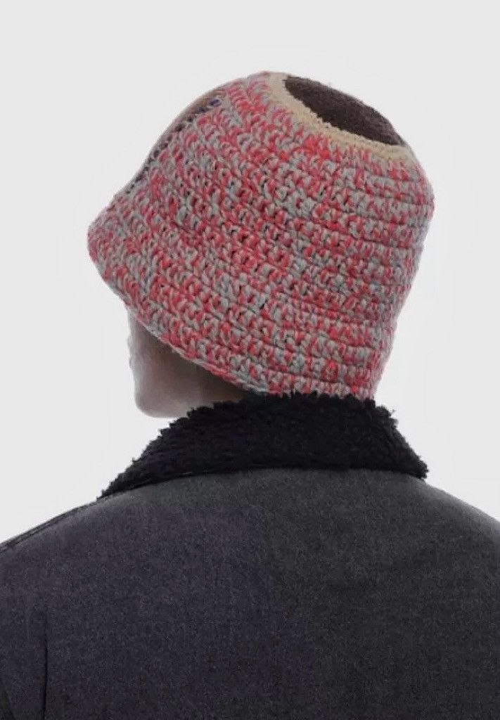 Japanese Brand Outdoor retro floral knitted tulip hat bucket hat Size ONE SIZE - 4 Thumbnail