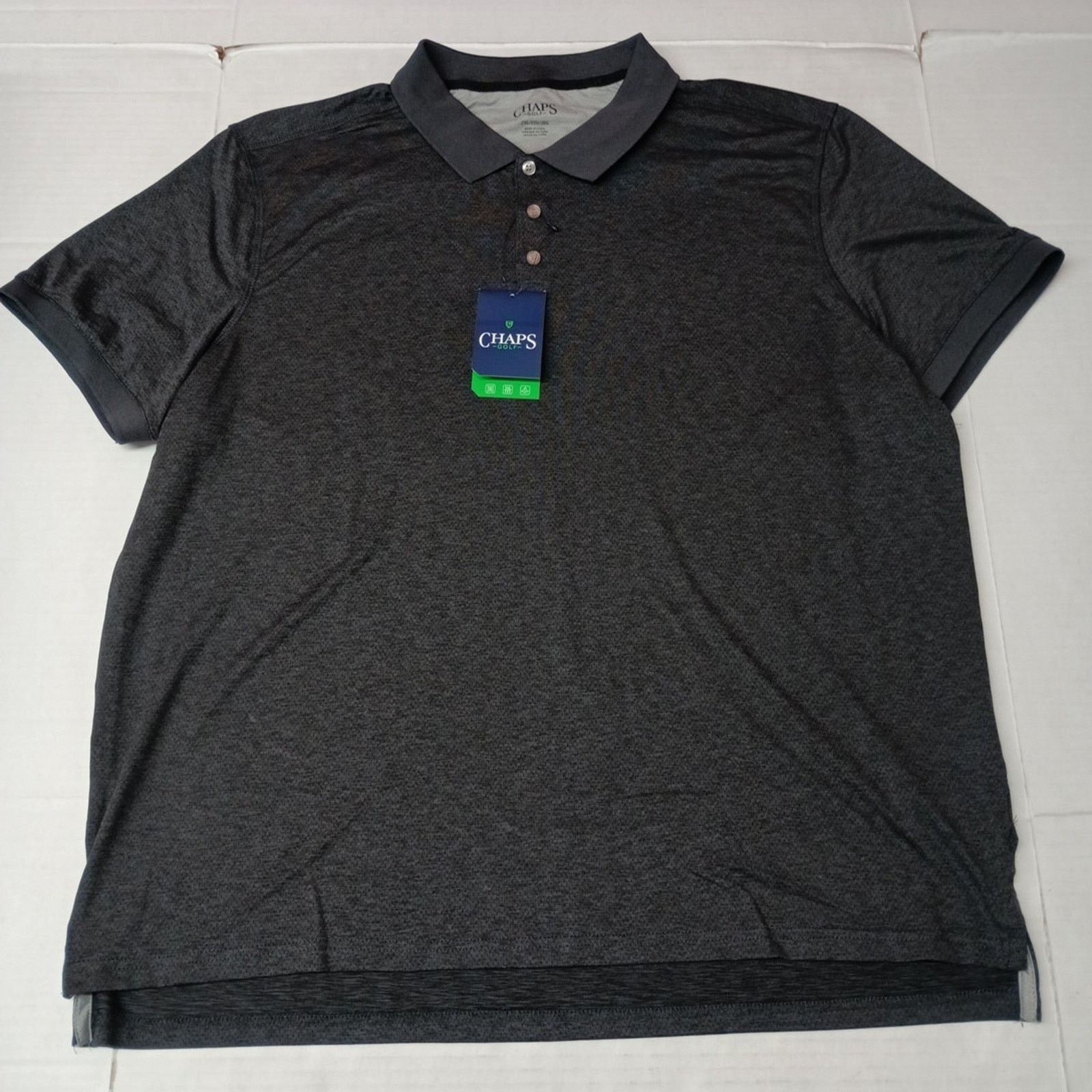 Chaps Chaps Golf Core Polo Shirt Men's 2XL Black 4-Way Stretch Size US XXL / EU 58 / 5 - 1 Thumbnail
