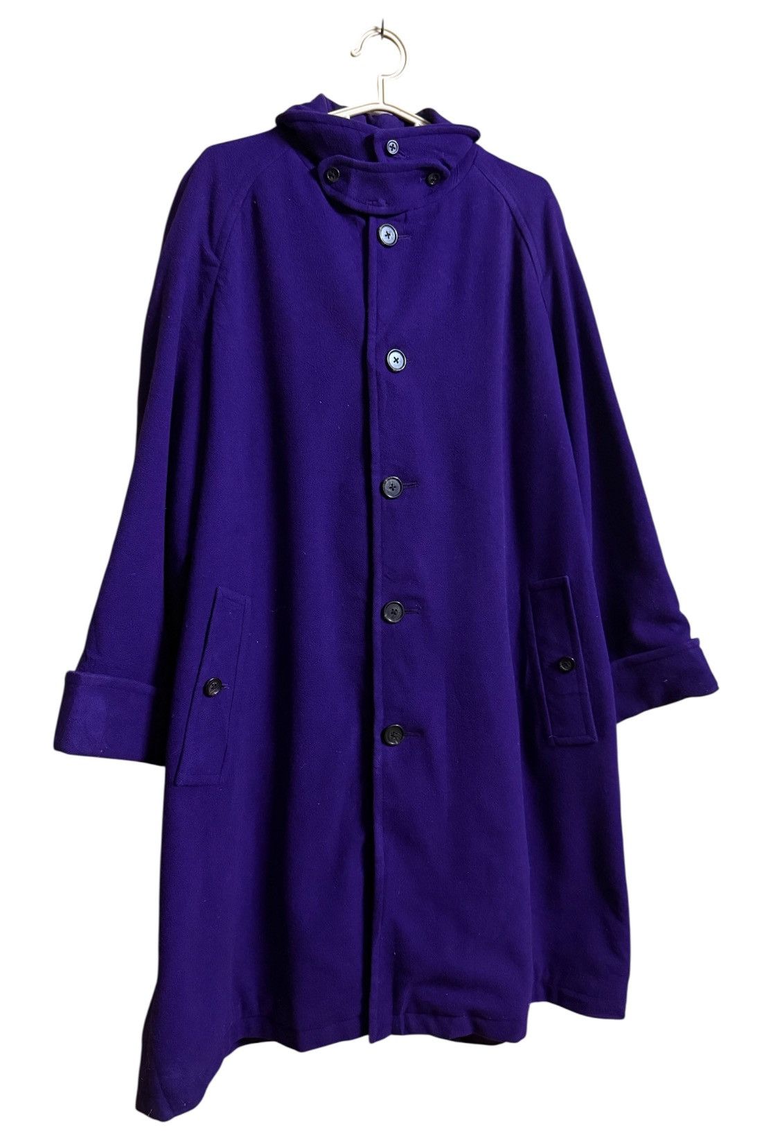 Polo Ralph Lauren RALPH LAUREN PURPLE WOOL LONG COAT Size US XL / EU 56 / 4 - 2 Thumbnail
