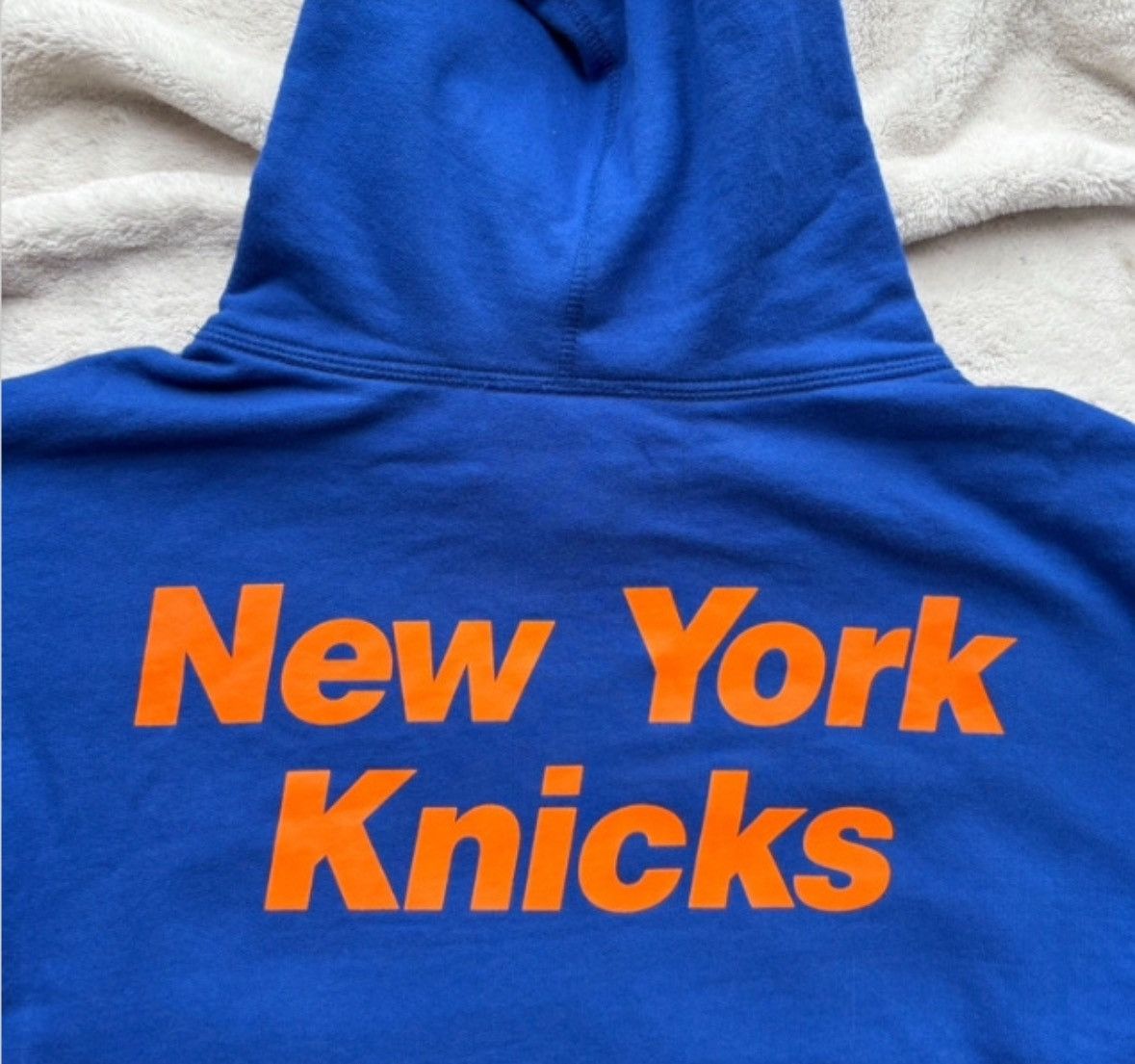 NBA × October's Very Own OVO x Knicks NBA Teams Blue OG Owl Hoodies Size US XXL / EU 58 / 5 - 2 Thumbnail