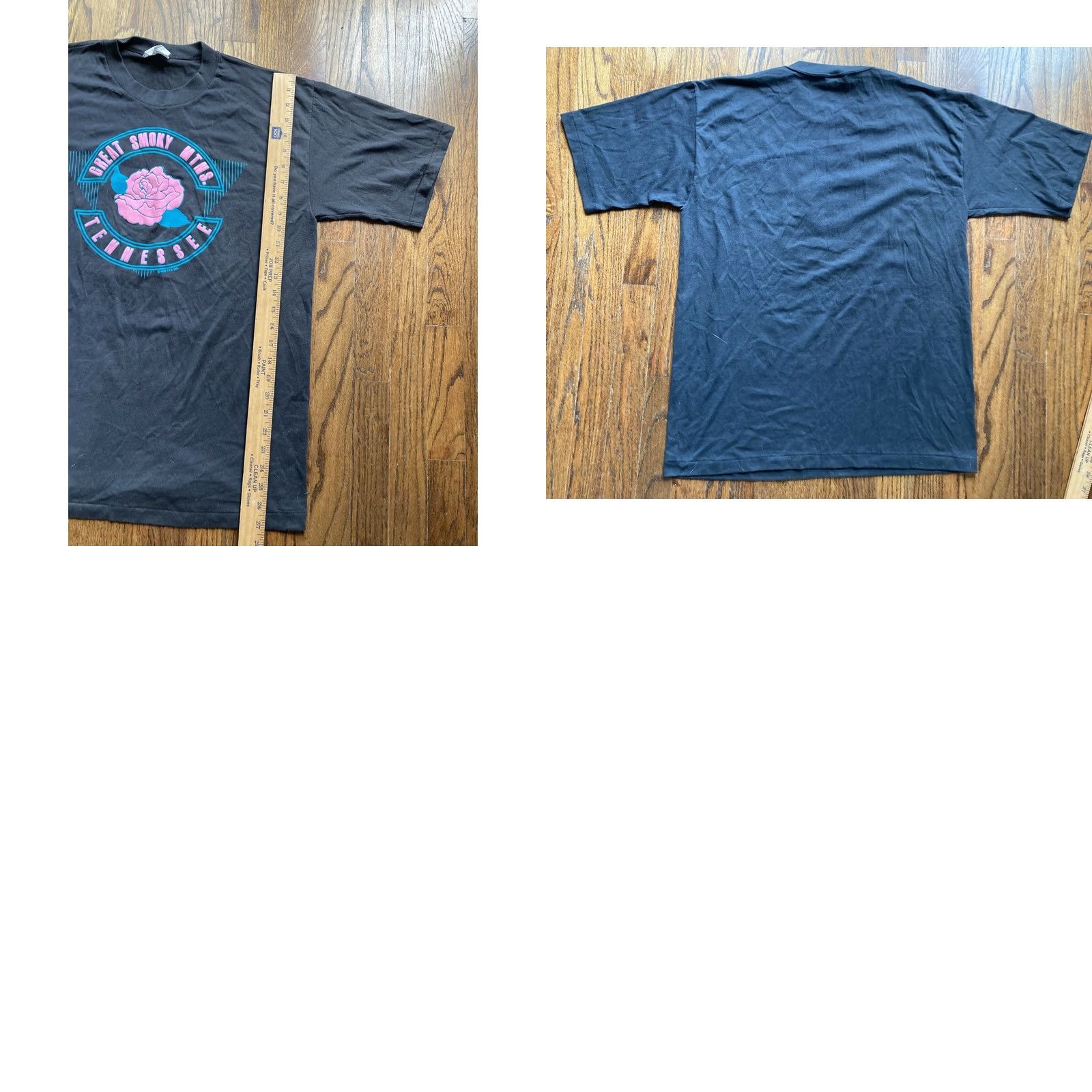 Vintage VINTAGE 80s Great Smoky Mountains T Shirt Mens XL Black Cotton Blend USA Made Casuals Size US XL / EU 56 / 4 - 8 Thumbnail