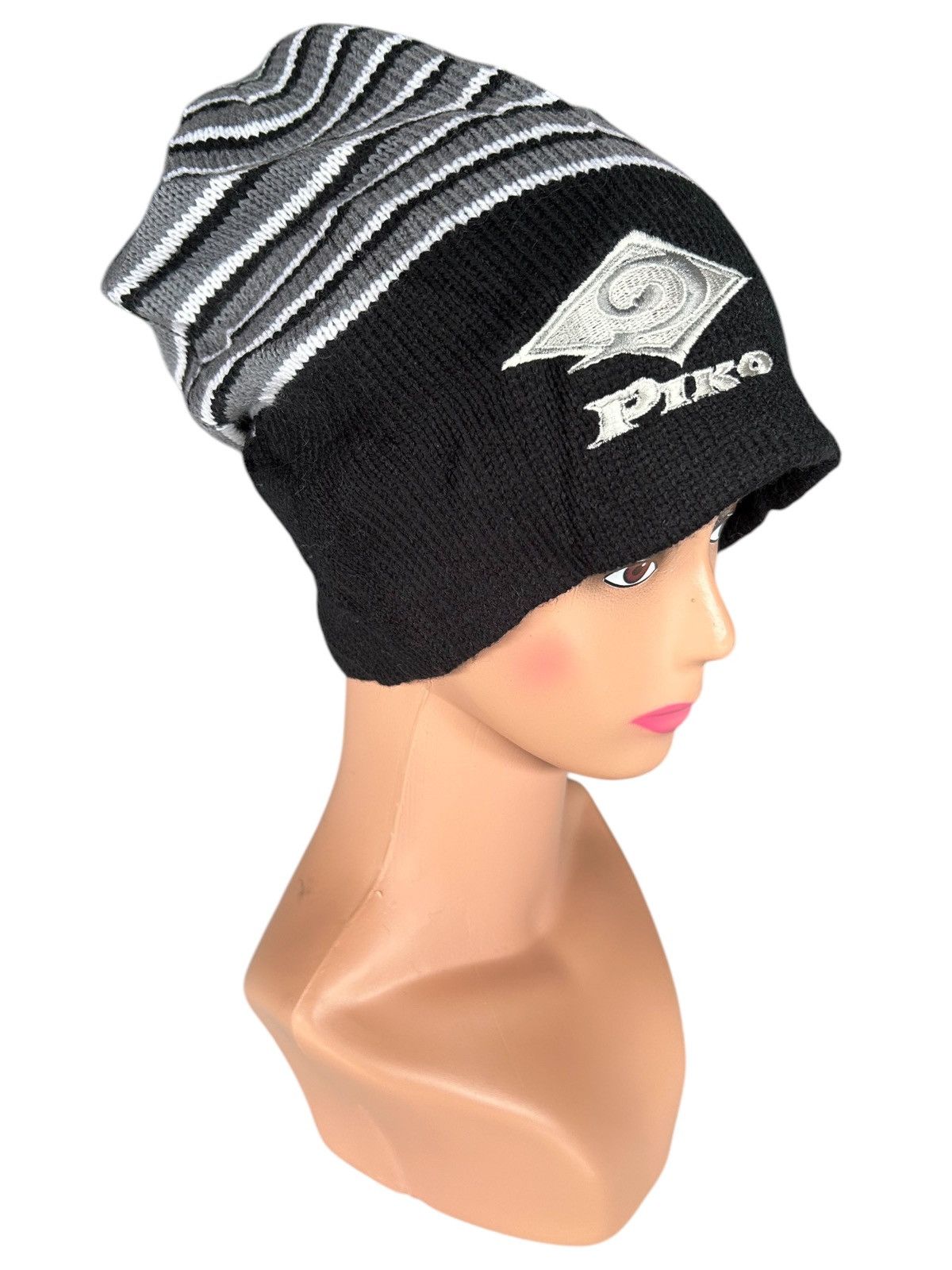 Japanese Brand × Kapital × Vintage Stripe Vintage Piko Beanie Hats Size ONE SIZE - 1 Thumbnail