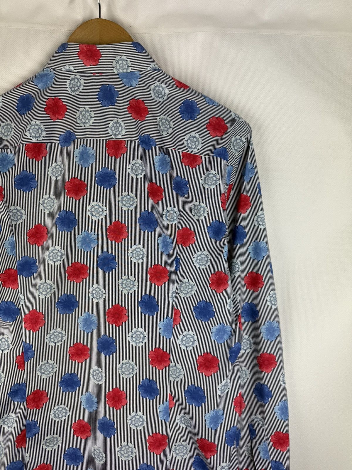 Eton Eton Contemporary Long Sleeve Floral Pattern Button Up Shirt Size US L / EU 52-54 / 3 - 18 Thumbnail