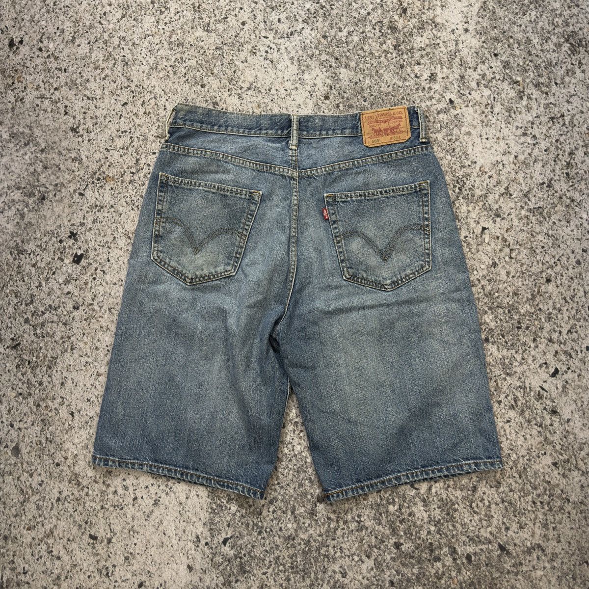 Vintage Levi's 569 Loose Straight Denim Shorts ERD Grunge