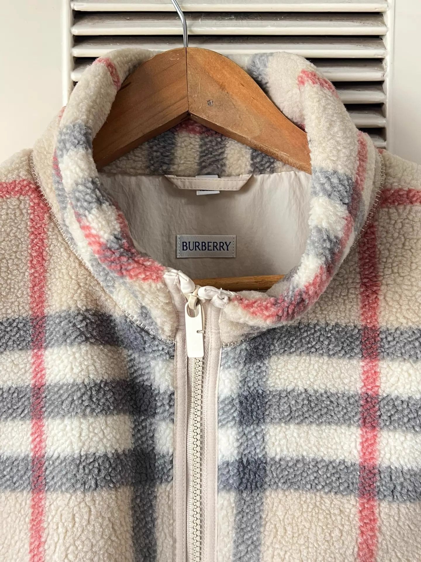 Burberry BURBERRY Kids Check Fleece Jacket 14Y 164cm Size XS / US 0-2 / IT 36-38 - 3 Thumbnail