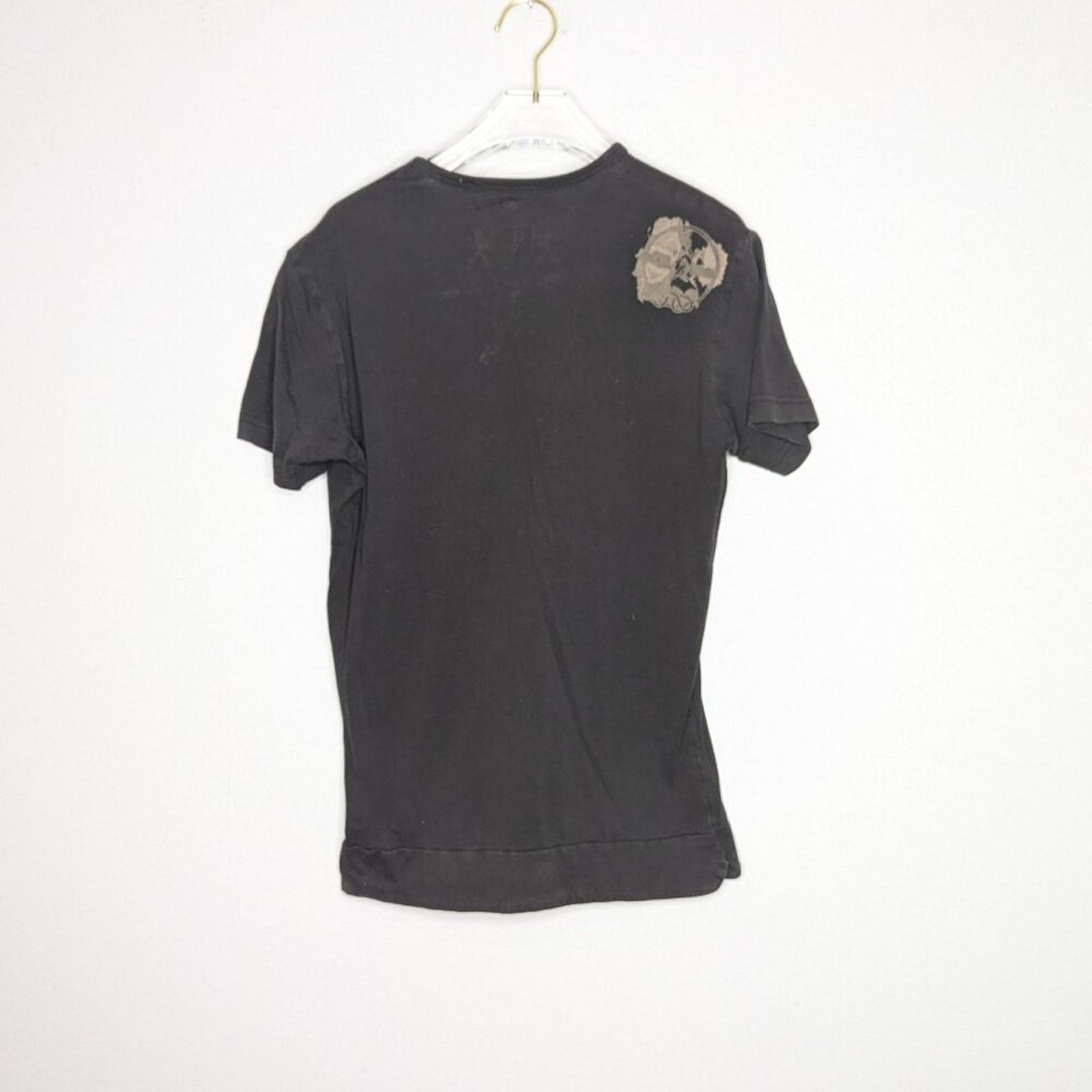 Diesel Diesel Vintage Y2K Gray Graphic Tee Short Sleeve V-Neck Slim Size M / US 6-8 / IT 42-44 - 2 Thumbnail