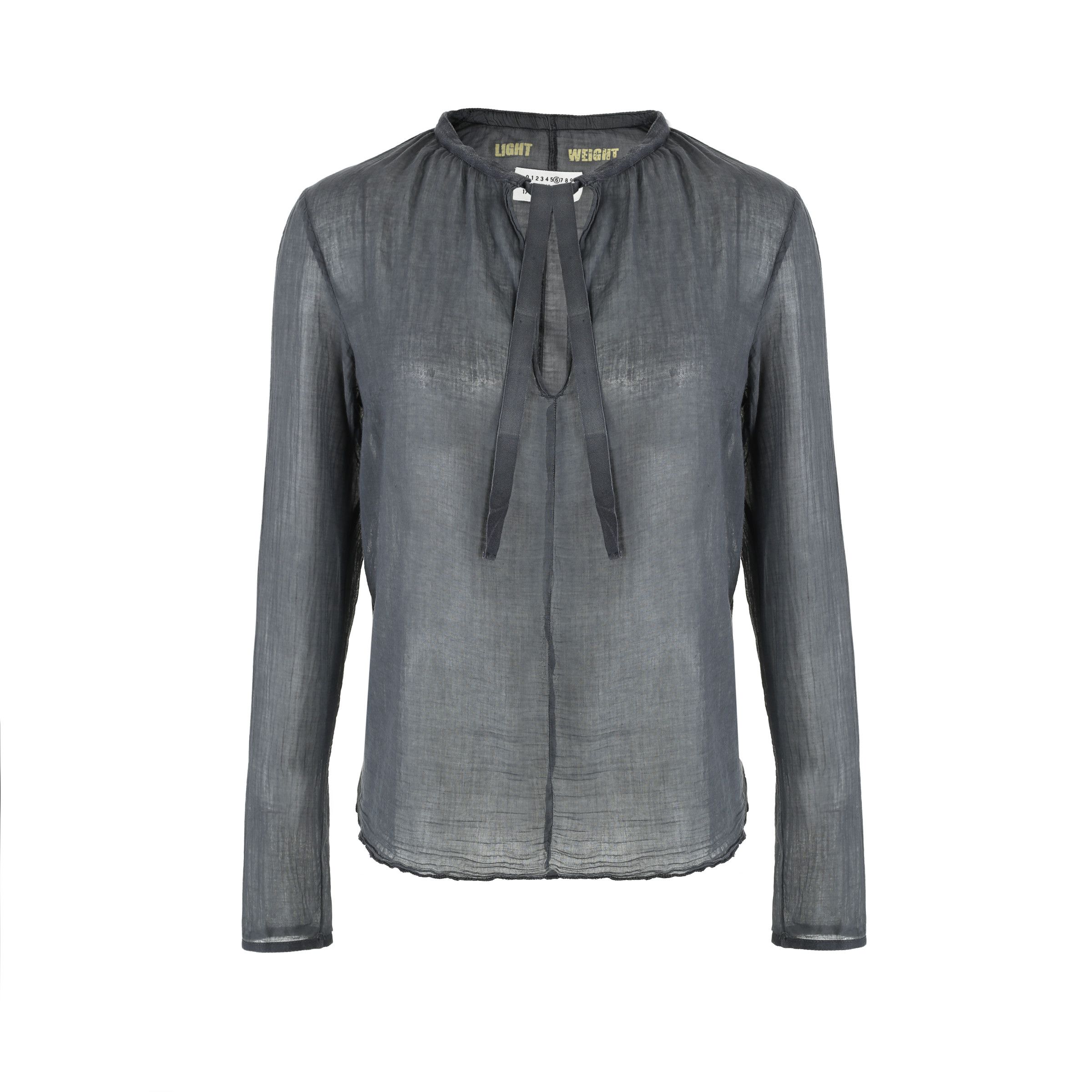image of Archival Clothing x Maison Margiela Martin Margiela 6 Ss2004 Light Weight Sheer Long Sleeve Top in 