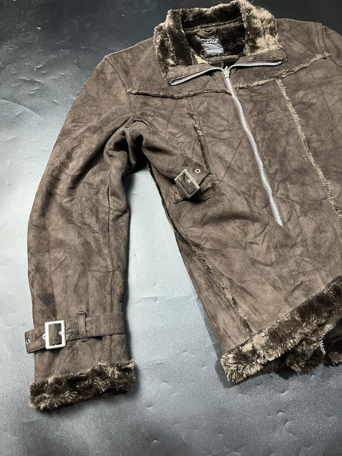 If Six Was Nine × Japanese Brand × Le Grande Bleu (L.G.B.) Japanese Louis Chavlon Crazy Fur Suede jacket Size US M / EU 48-50 / 2 - 3 Thumbnail