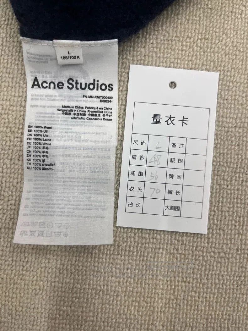Acne Studios Acne Studios Letter Embroidery Cardigan. Size US L / EU 52-54 / 3 - 5 Thumbnail