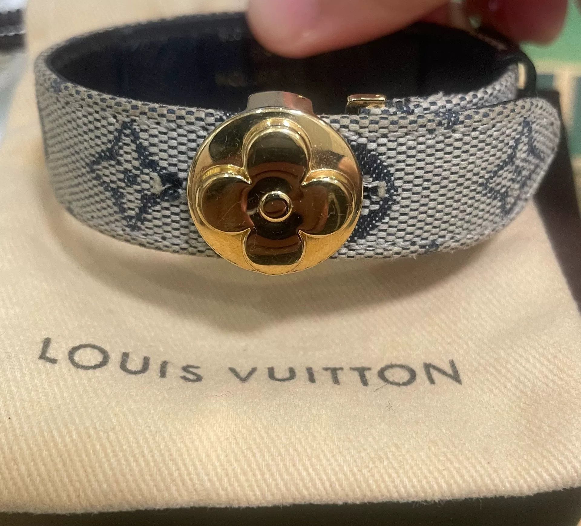 Louis Vuitton LV Denim Bracelet Size ONE SIZE - 1 Thumbnail