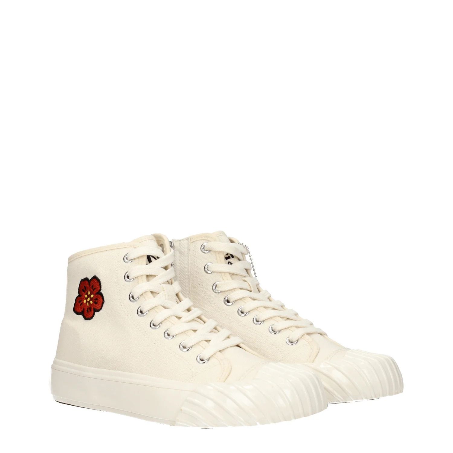 Kenzo ob1o1e1124 Fabric Sneakers in Beige/Cream Size US 5 / IT 35 - 2 Thumbnail
