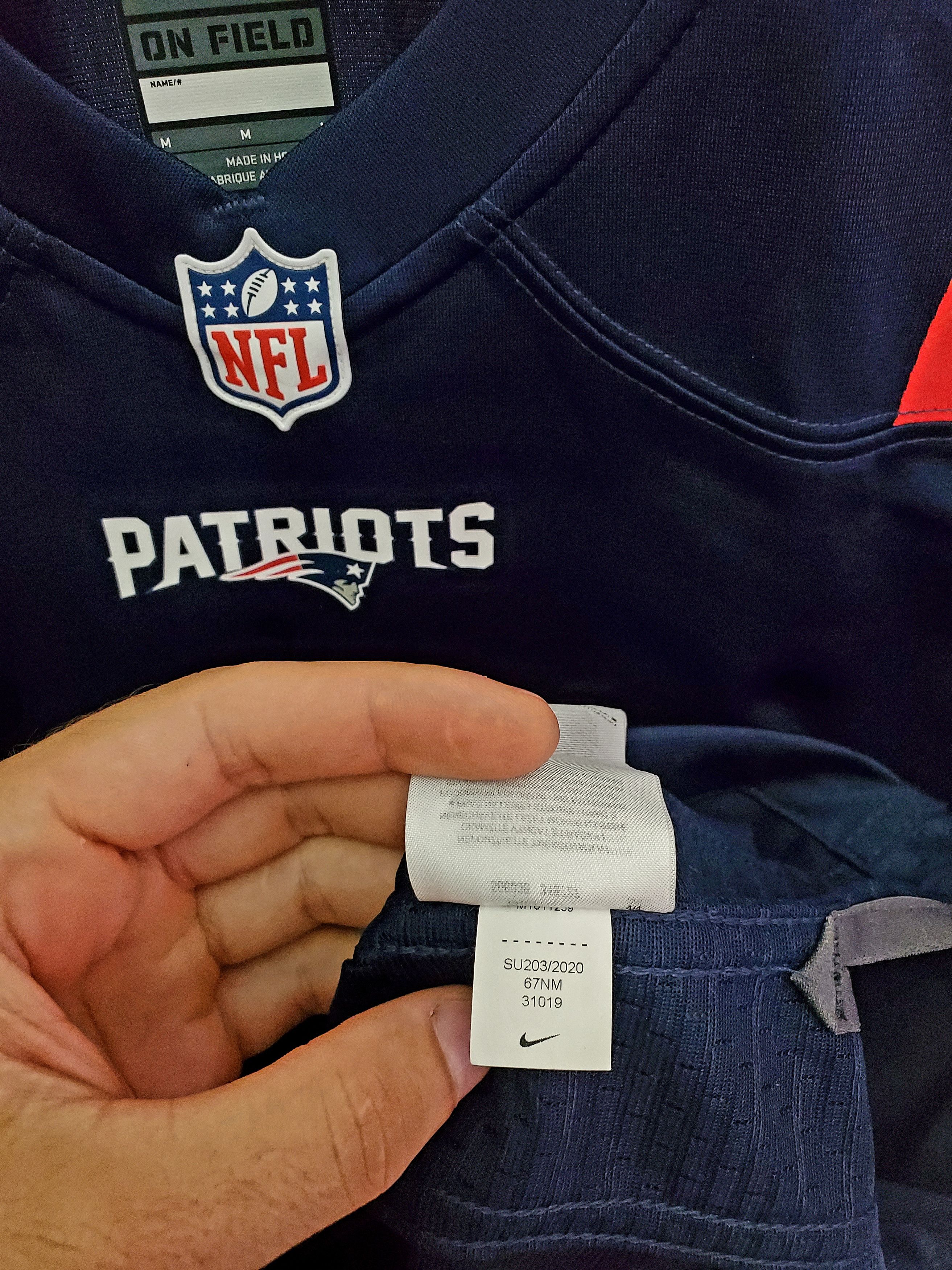 NFL × Nike Nike HFL Mac Jones New England Patriots jersey size M Size US M / EU 48-50 / 2 - 3 Thumbnail