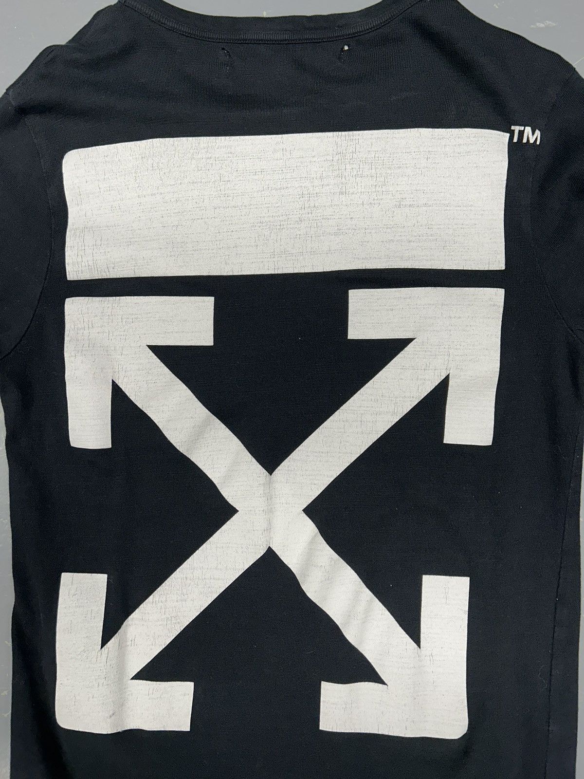 Designer × Off-White 2013 Black Off White Mirror Logo Longsleeve Crewneck Sweater Size US S / EU 44-46 / 1 - 2 Thumbnail