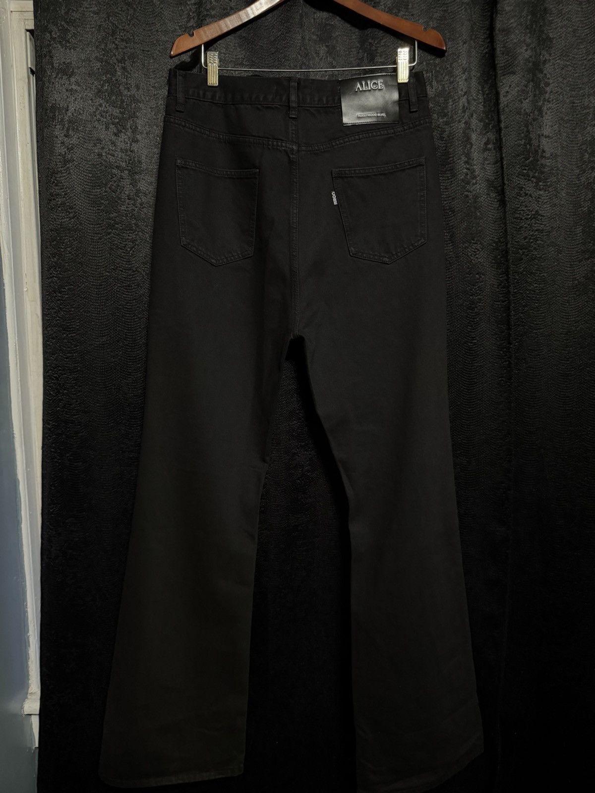 Alice Hollywood Palladium Jeans Jet Black Size US 33 - 5 Thumbnail
