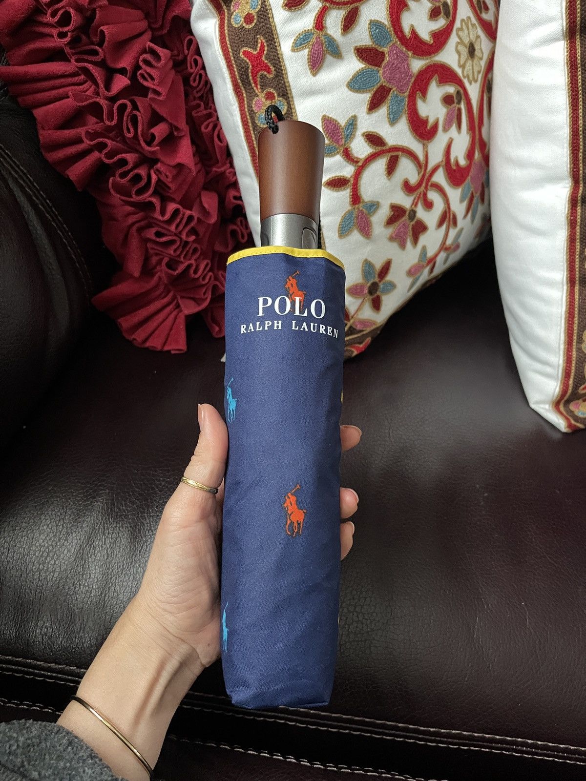 Polo Ralph Lauren NWT polo ralph Lauren umbrella in pony color in blue 12 inch Size ONE SIZE - 2 Thumbnail